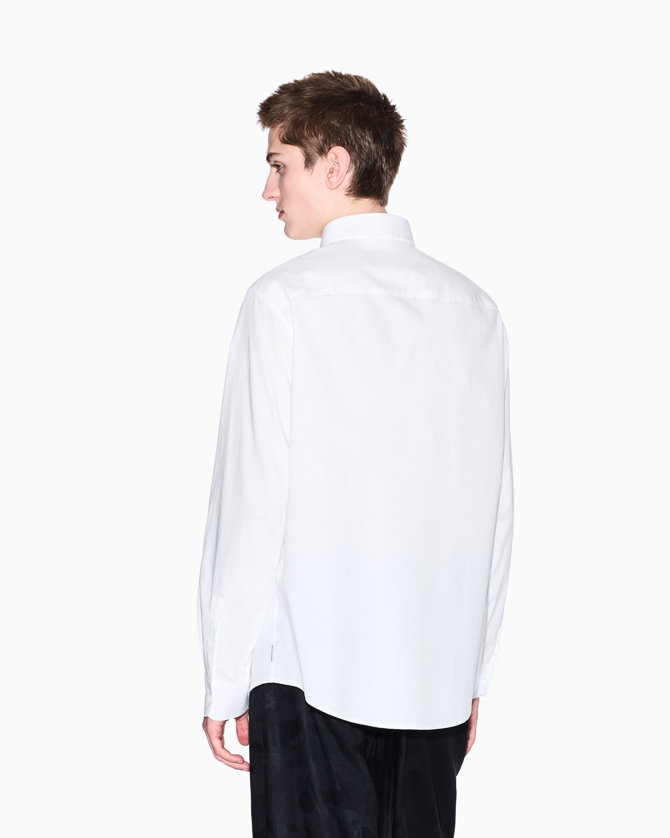 Regular fit cotton and lyocell shirt Slide 2