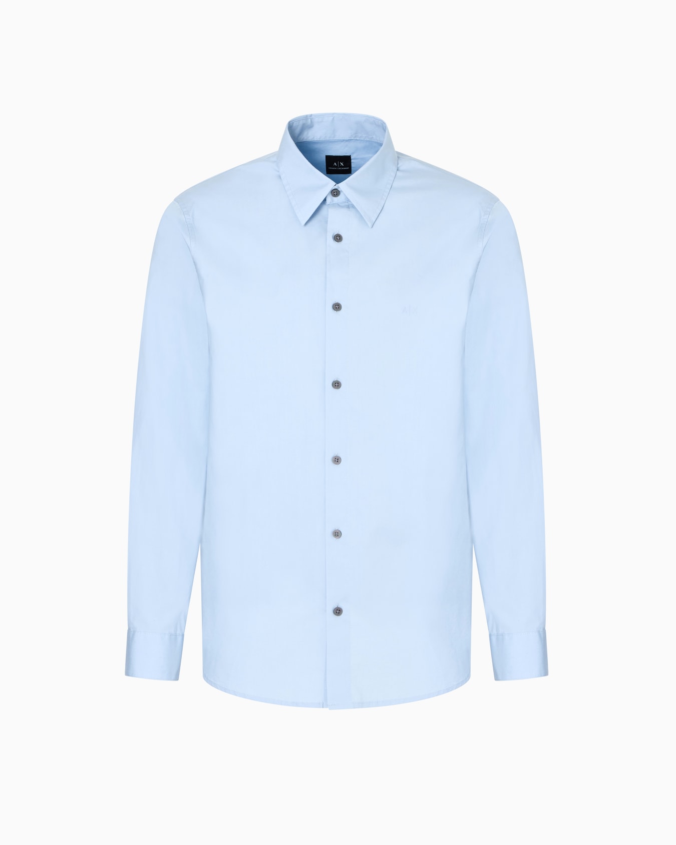 Regular fit cotton and lyocell shirt Slide 0