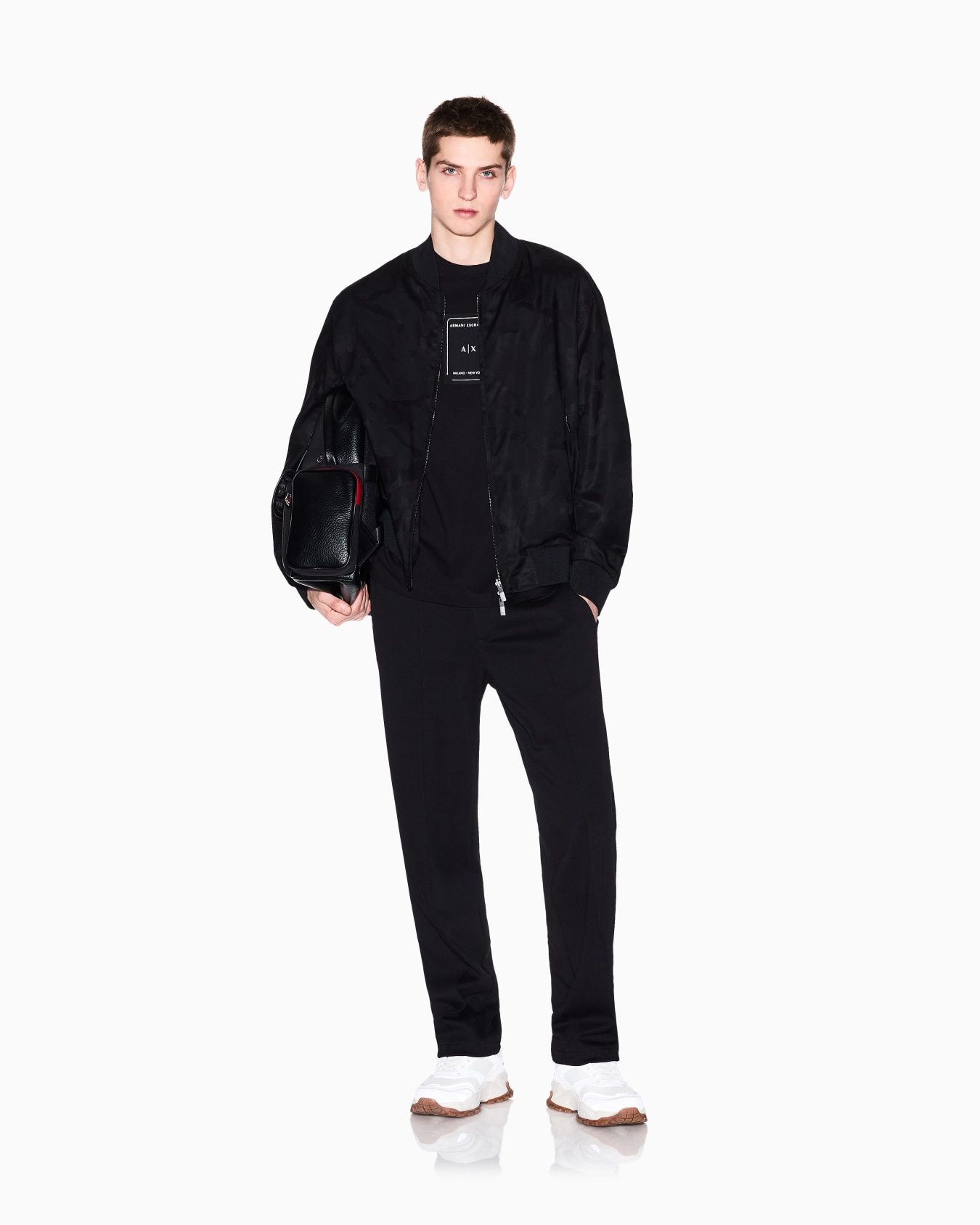 Cotton interlock trousers Slide 1