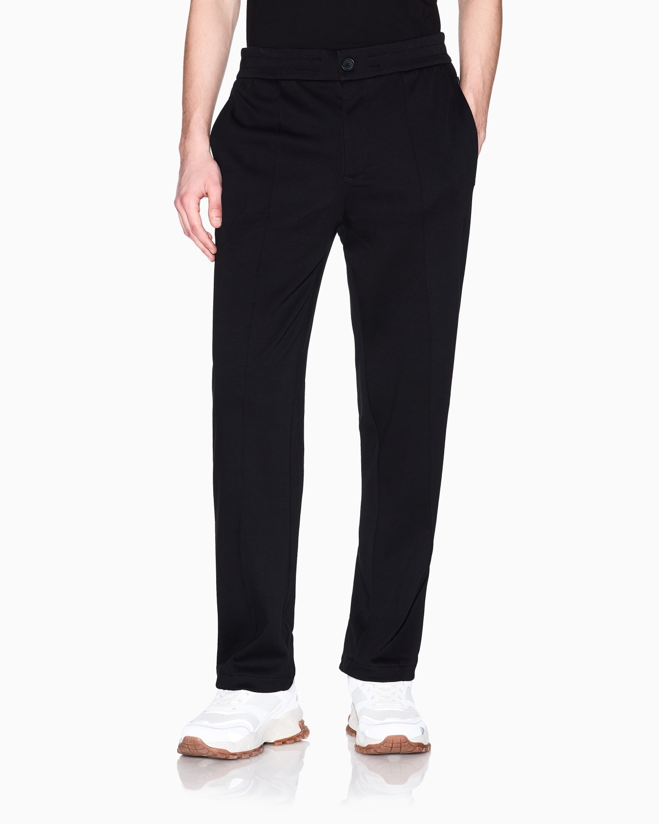 Cotton interlock trousers Slide 3