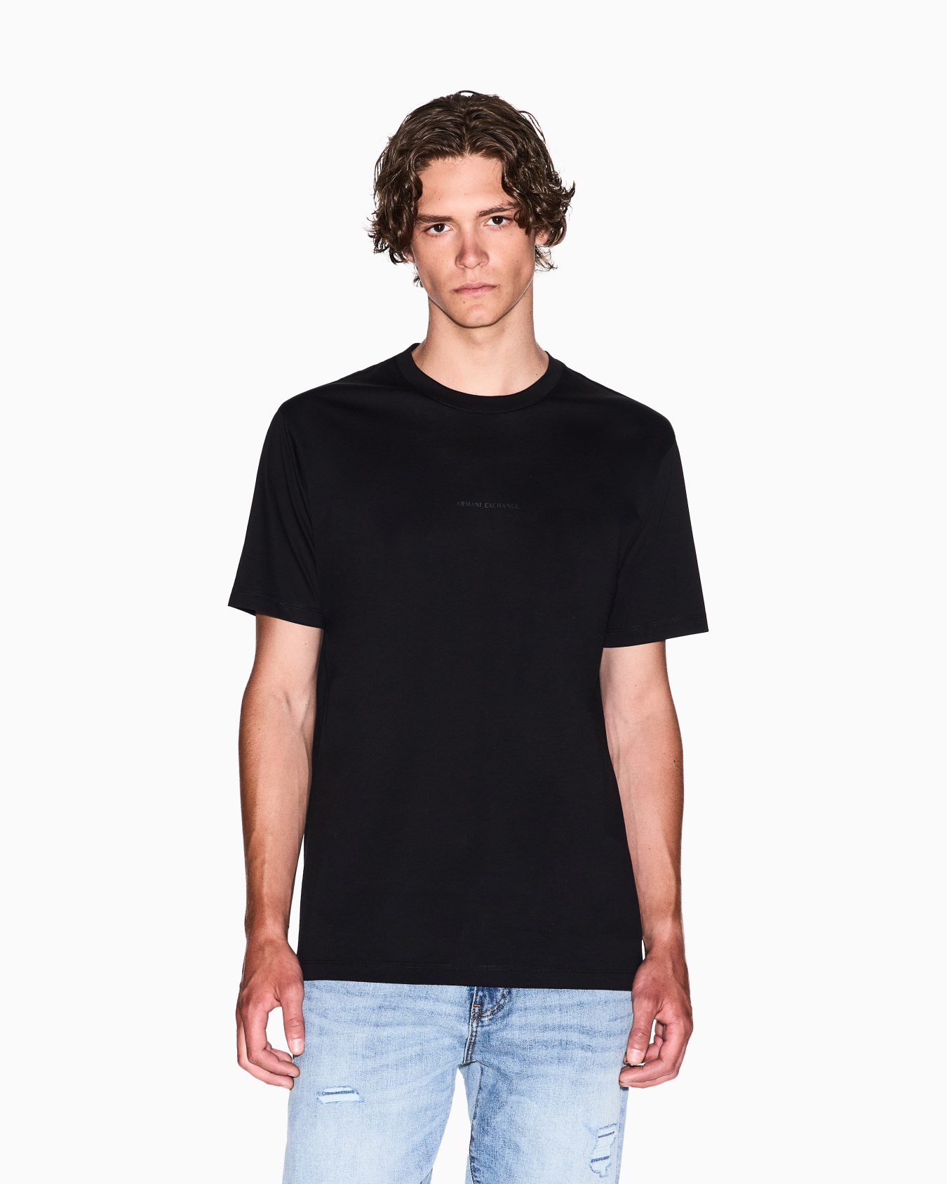 Regular fit mercerised cotton T-shirt Slide 3