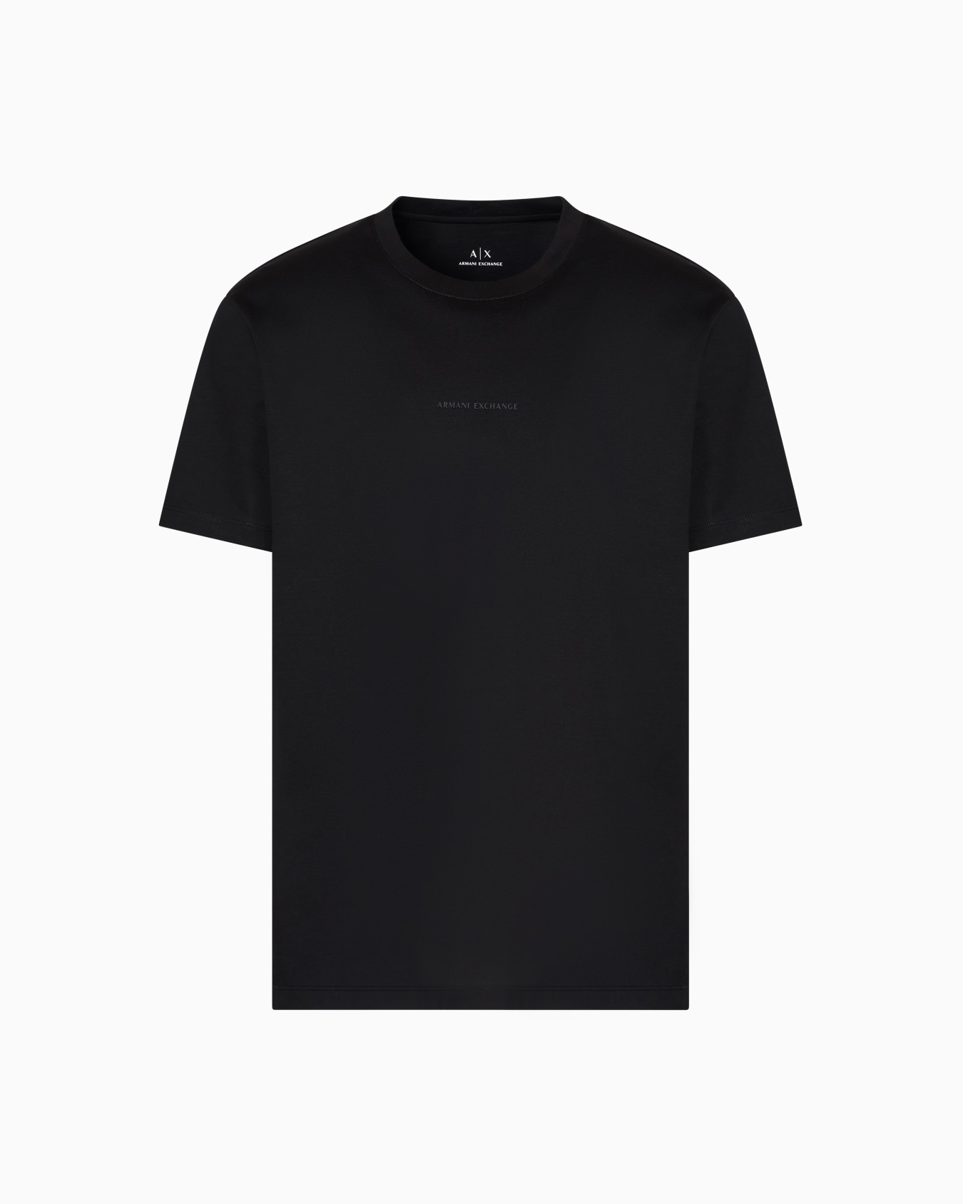 Regular fit mercerised cotton T-shirt Slide 0