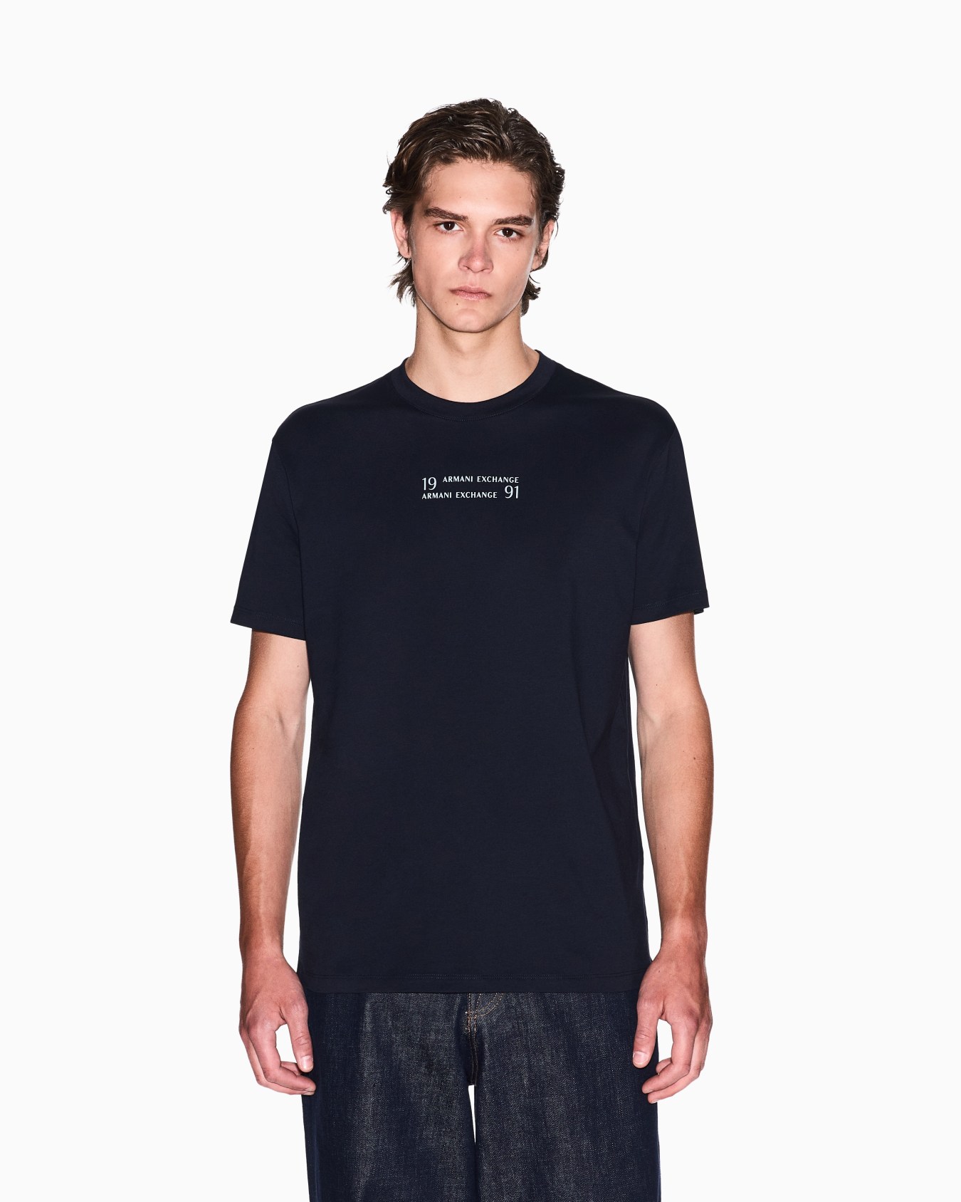 Regular fit T-shirt with logo lettering Slide 3