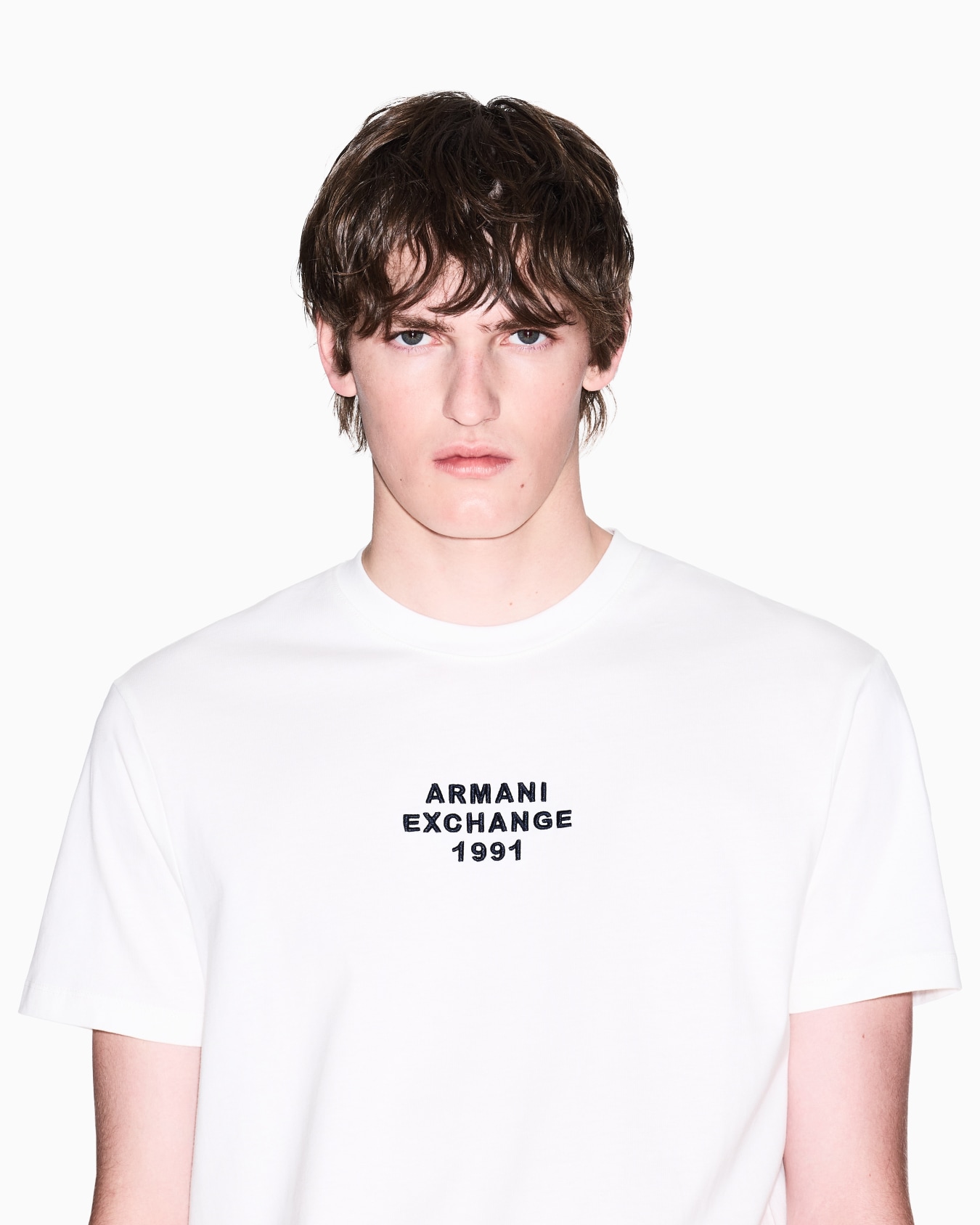 Regular fit T-shirt with logo lettering Slide 4