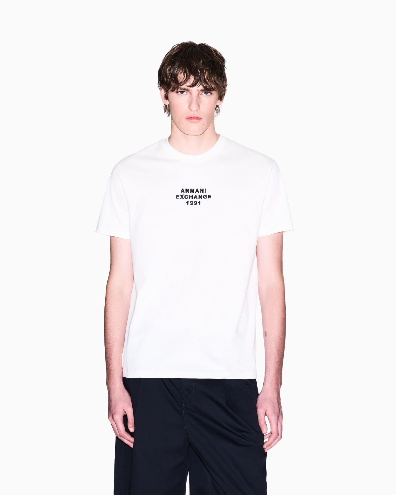 Regular fit T-shirt with logo lettering Slide 3