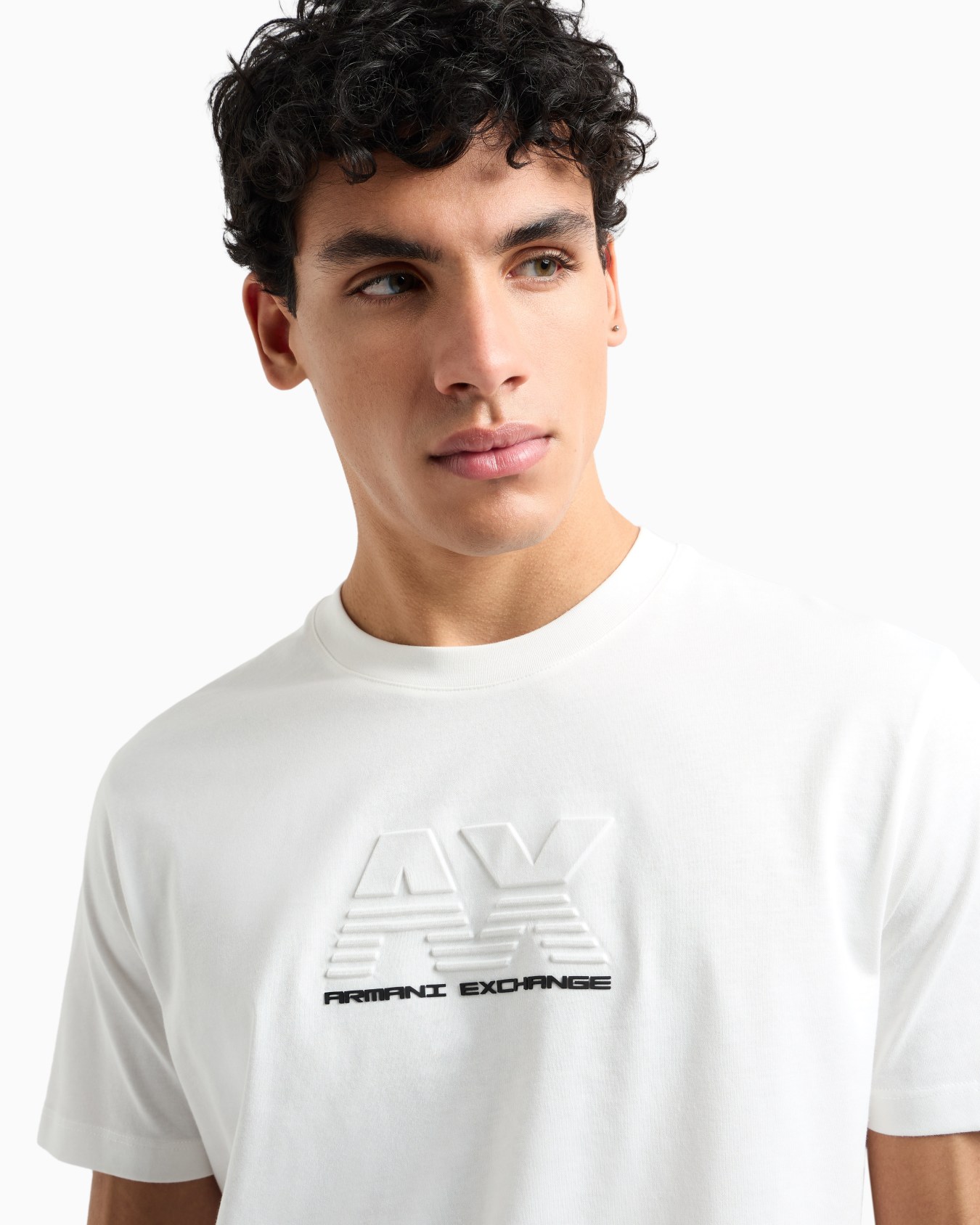 Regular fit T-shirt with embossed logo Slide 4