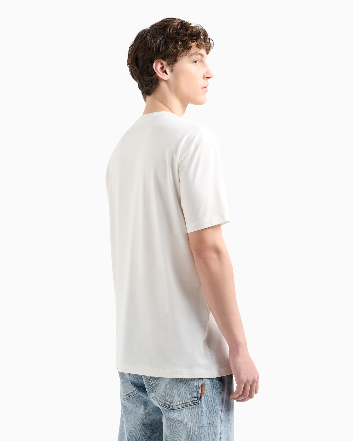 Regular fit T-shirt with central logo Slide 2