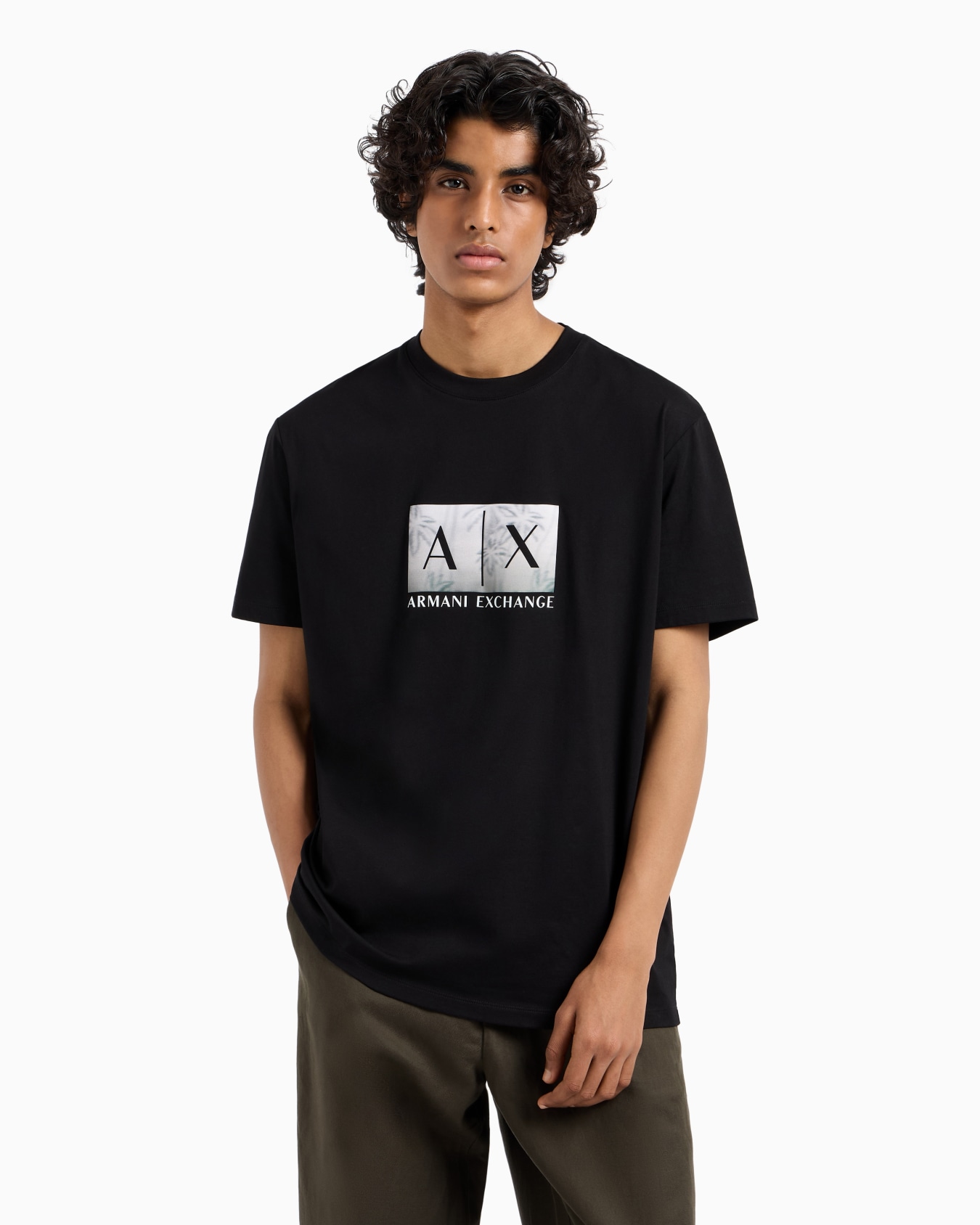 Regular fit T-shirt with maxi logo Slide 3