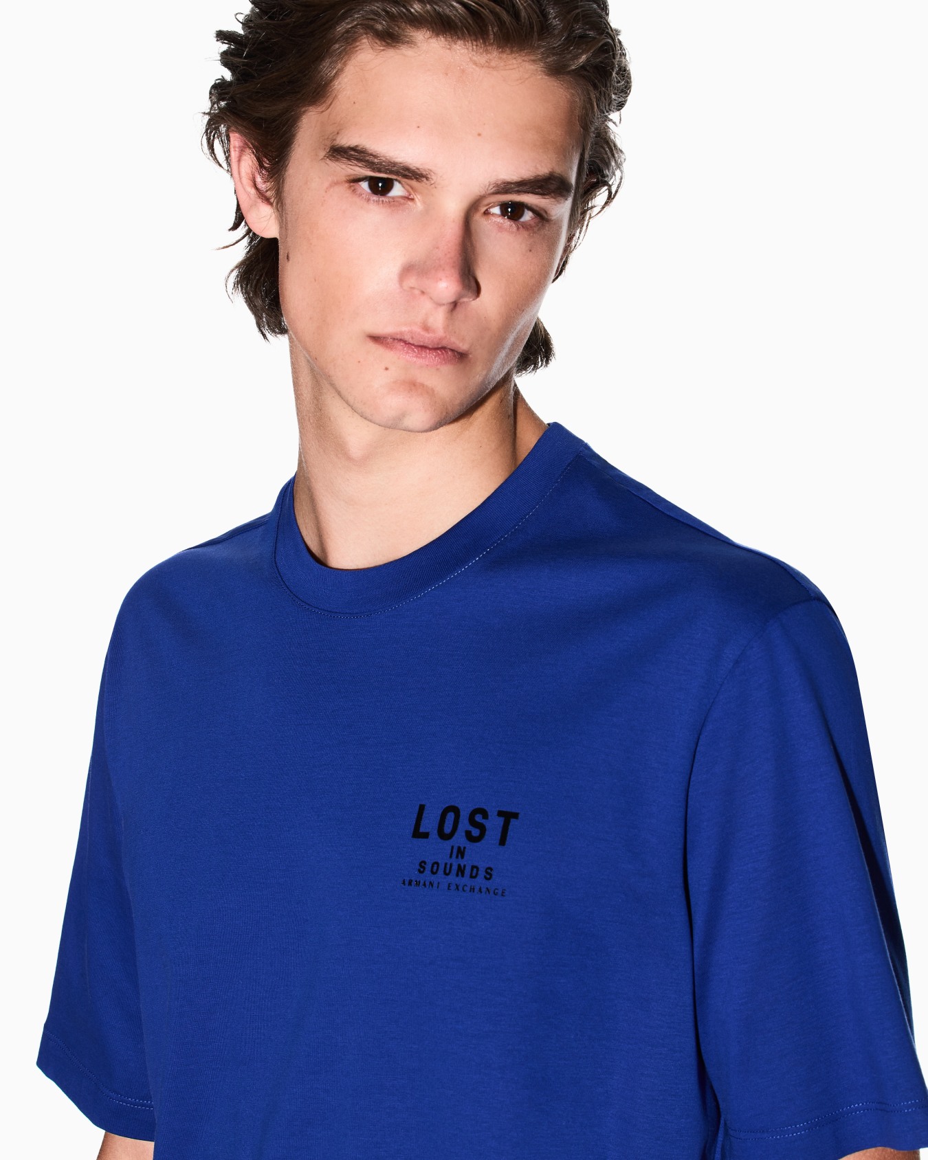 Regular fit T-shirt with print on the chest Slide 4