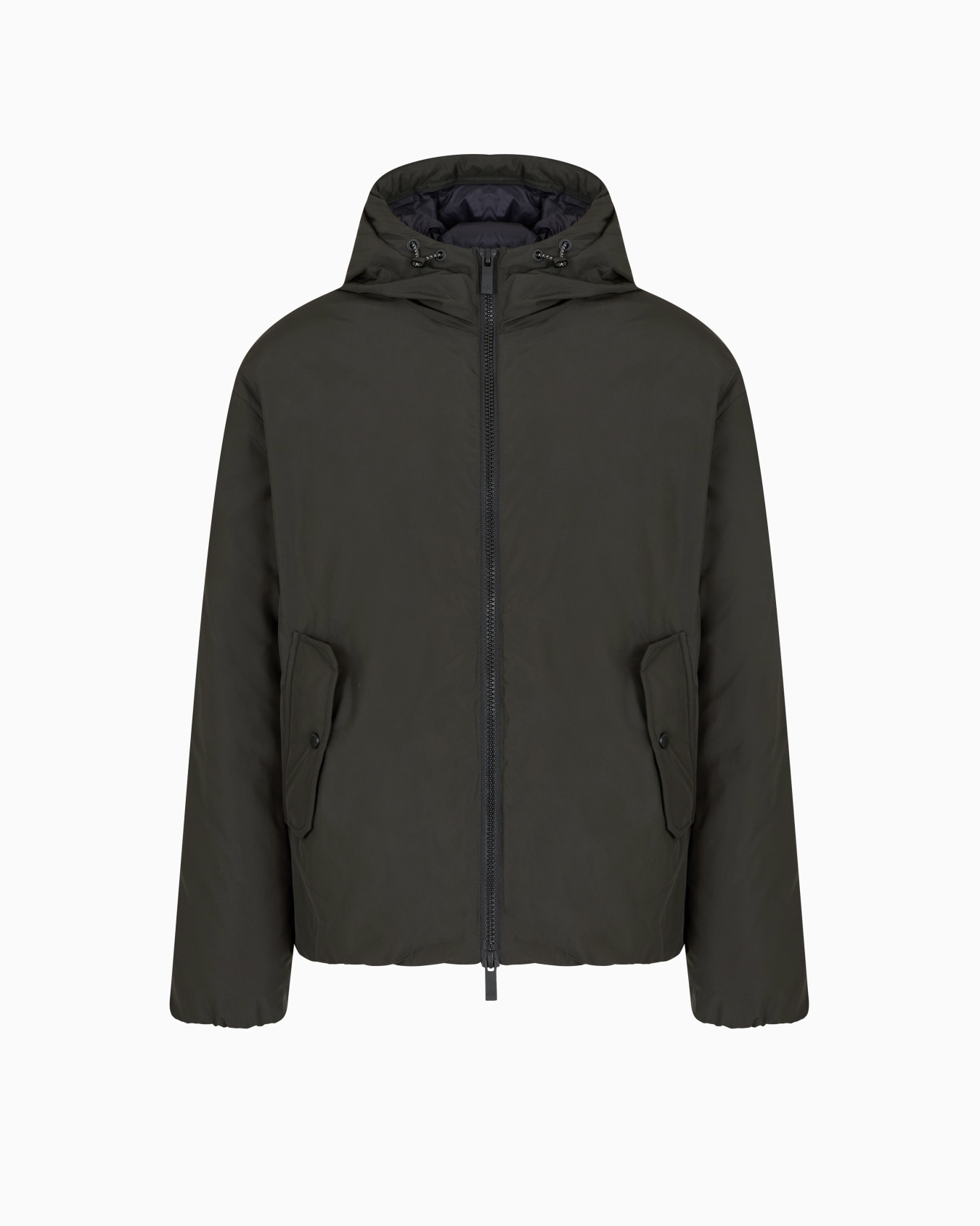 Padded jacket with hood Slide 0