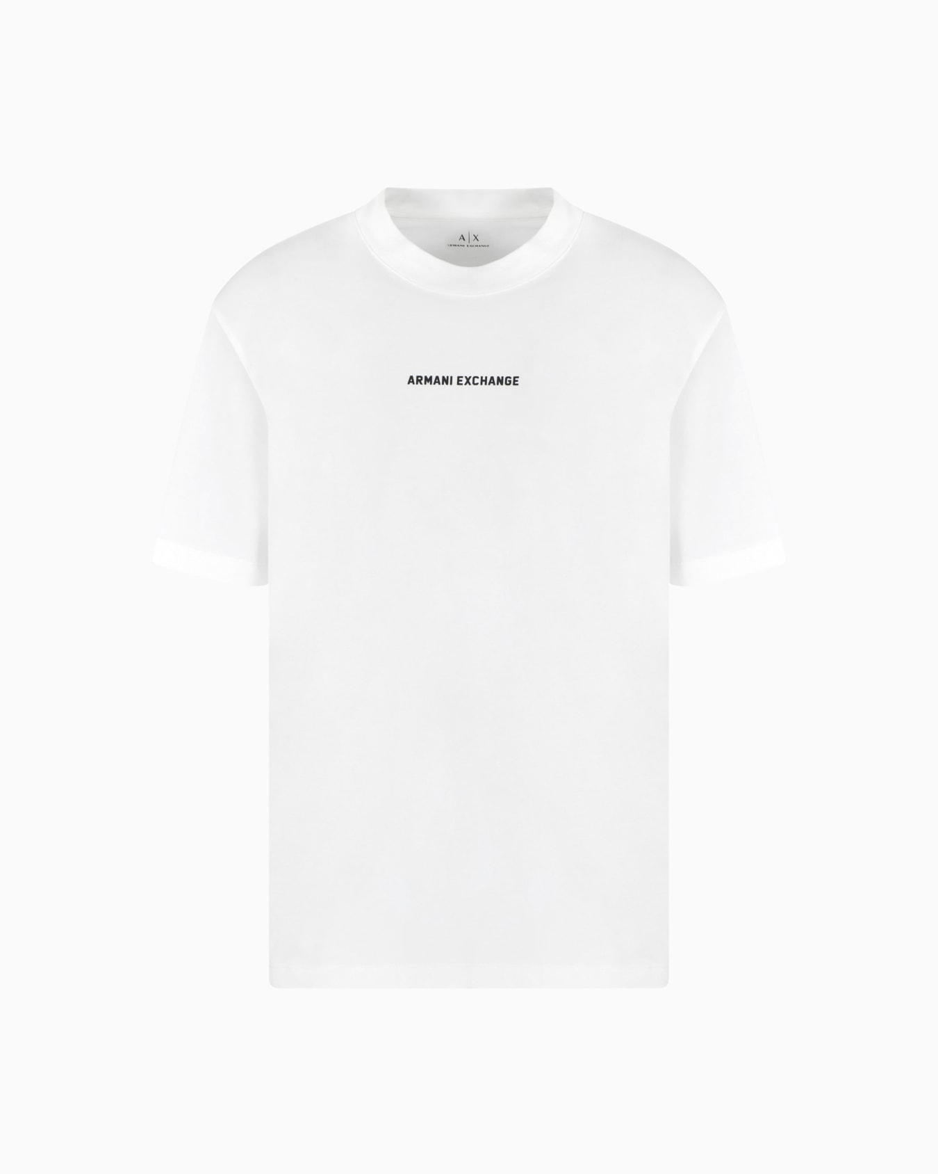 Regular fit T-shirt with logo print on front and back Slide 0
