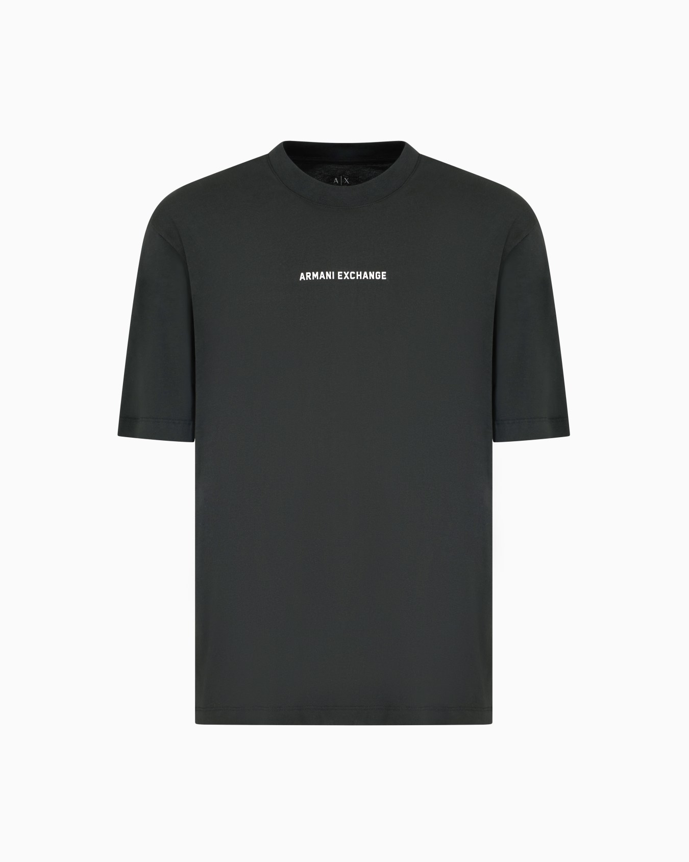 Regular fit T-shirt with logo print on front and back Slide 0