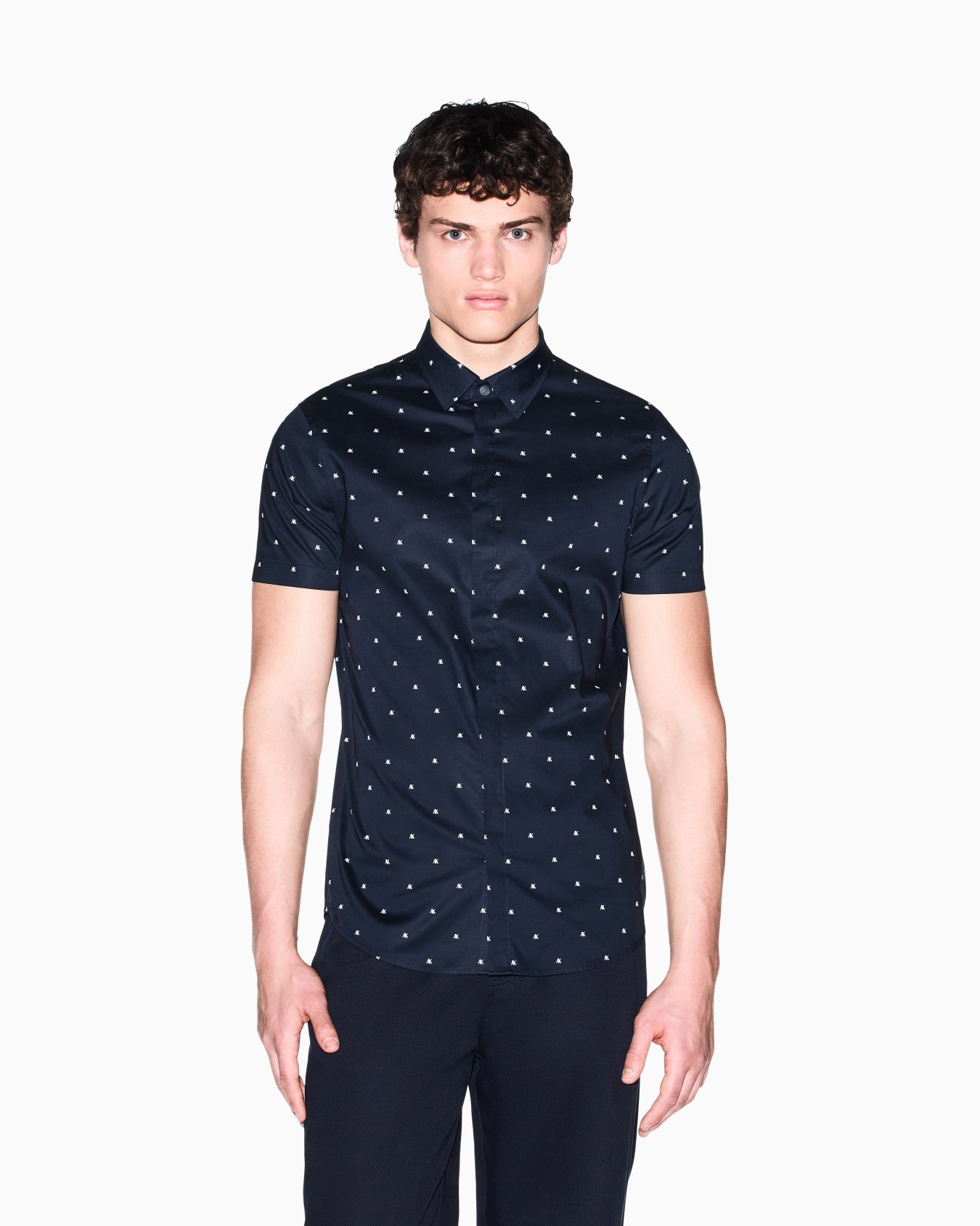 Chemise cintrée en popeline stretch Diapositive 2