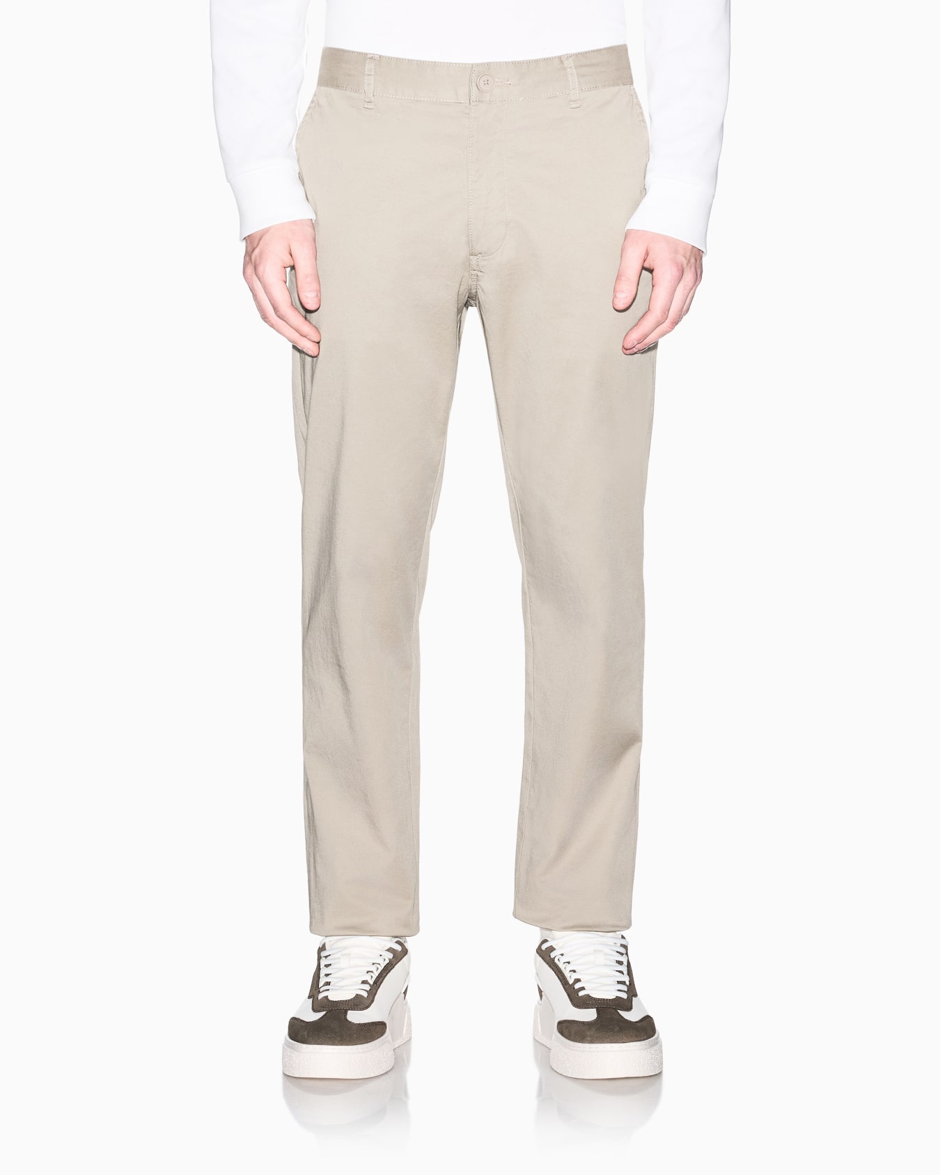 Pantalon en sergé de coton stretch Diapositive 2