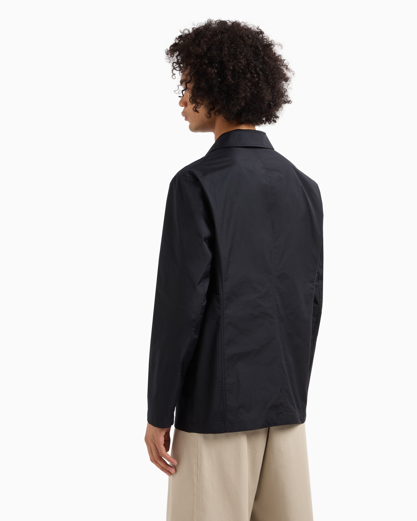 Single-breasted blazer in stretch fabric Slide 2