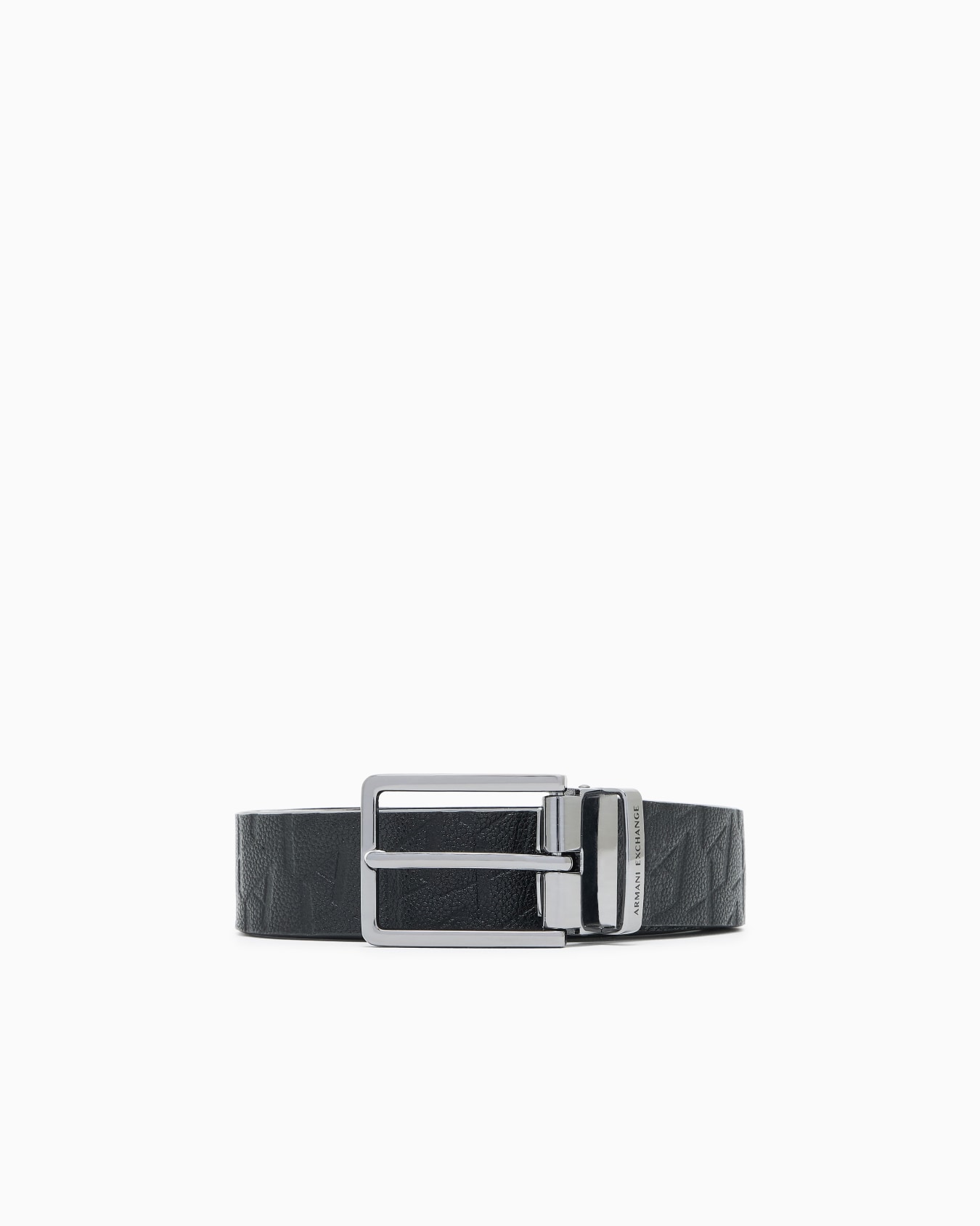 Belt with allover logo Slide 0