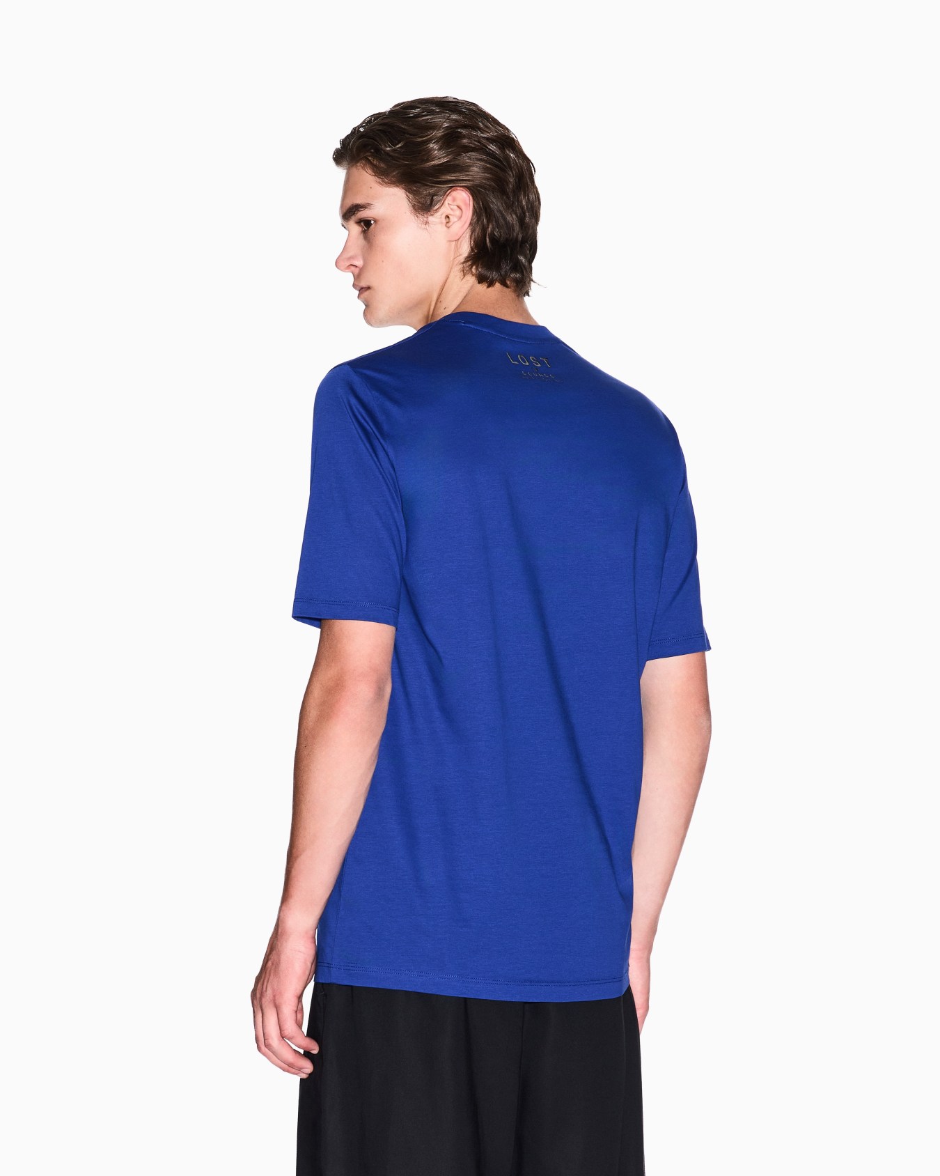 Slim fit T-shirt with V-neck Slide 2
