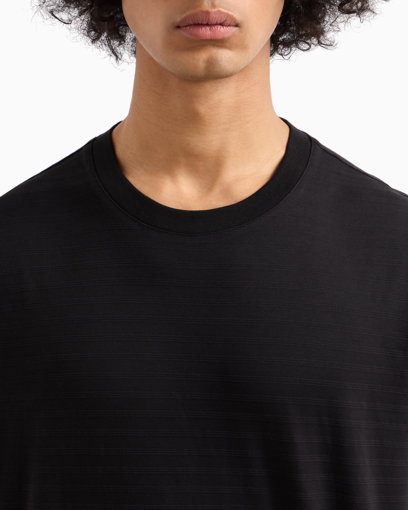 Regular fit mercerised cotton T-shirt Slide 4