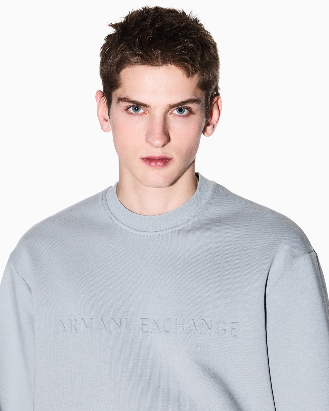Crewneck cotton blend sweatshirt Slide 4