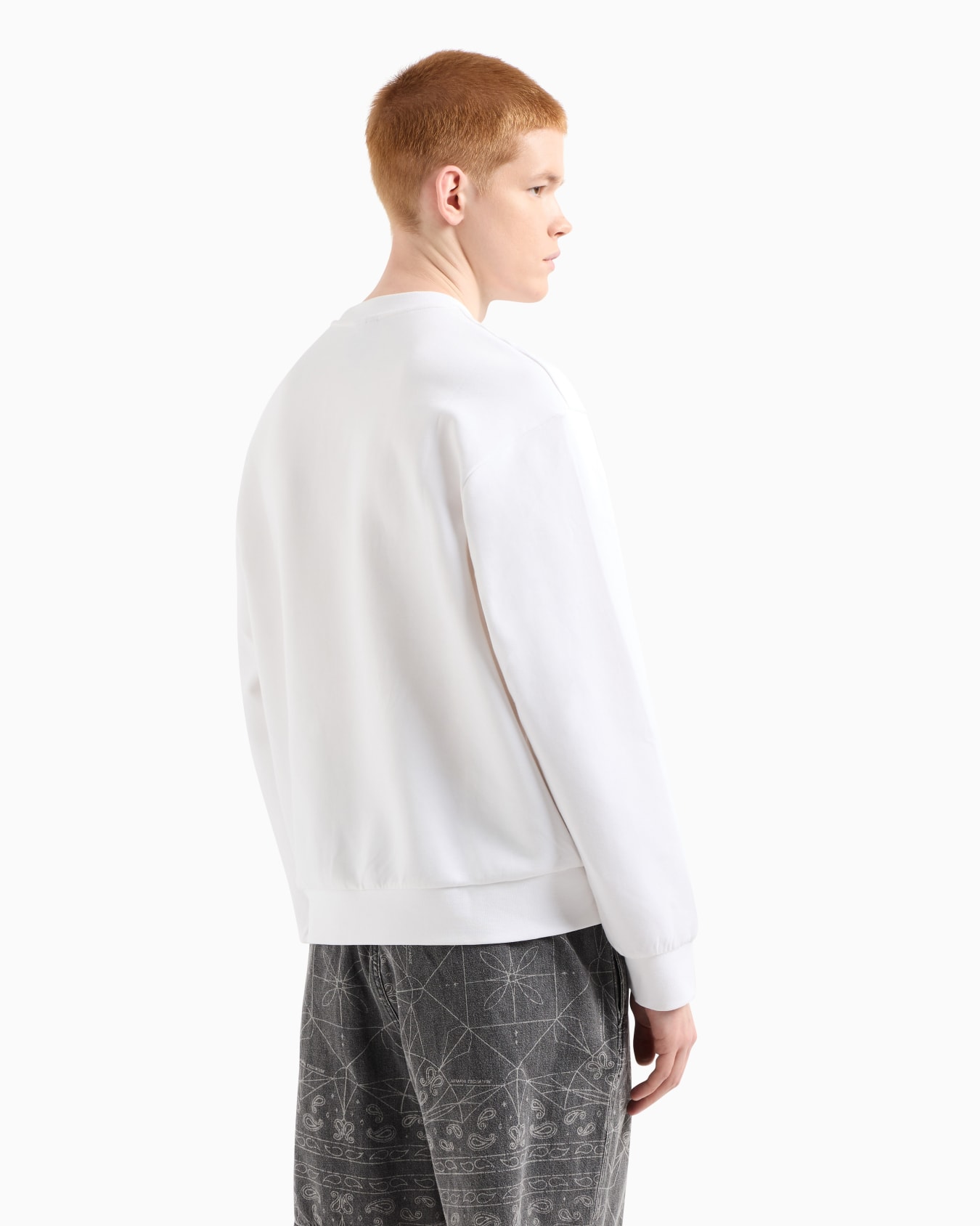 Sweatshirt mit Rundhalsausschnitt und Vinyl-Logo-Print Folie 2