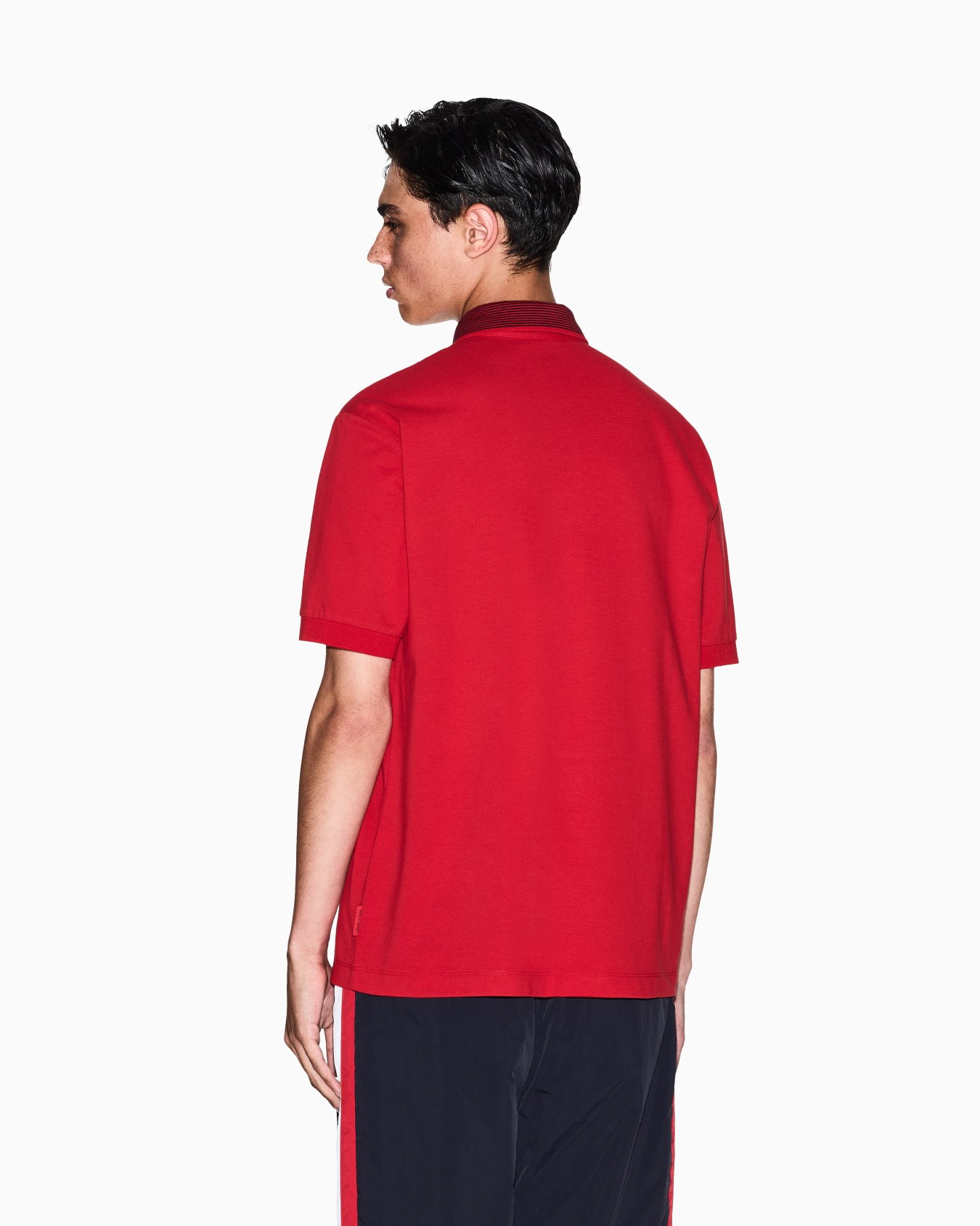 Regular fit jersey polo shirt Slide 2