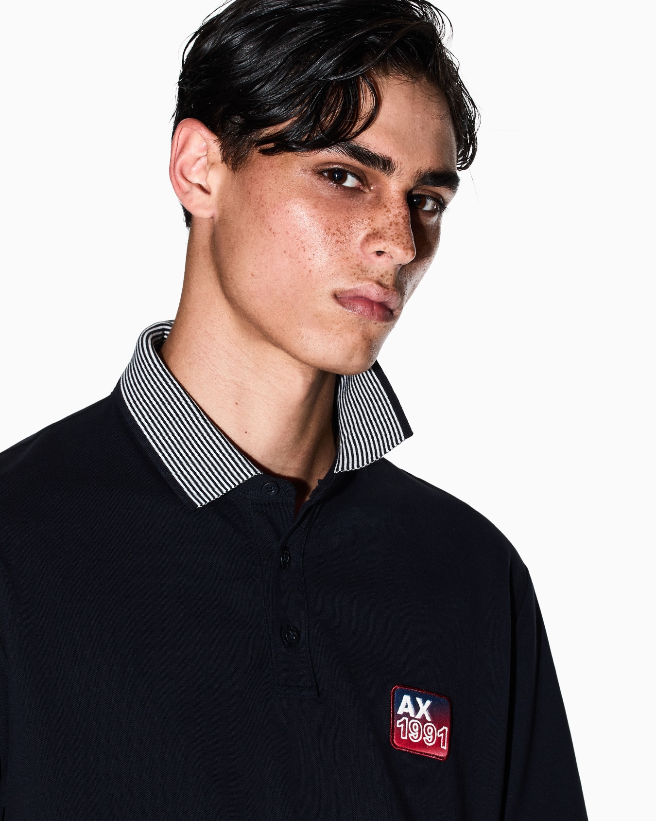 Polo de jersey de corte regular Diapositiva 4