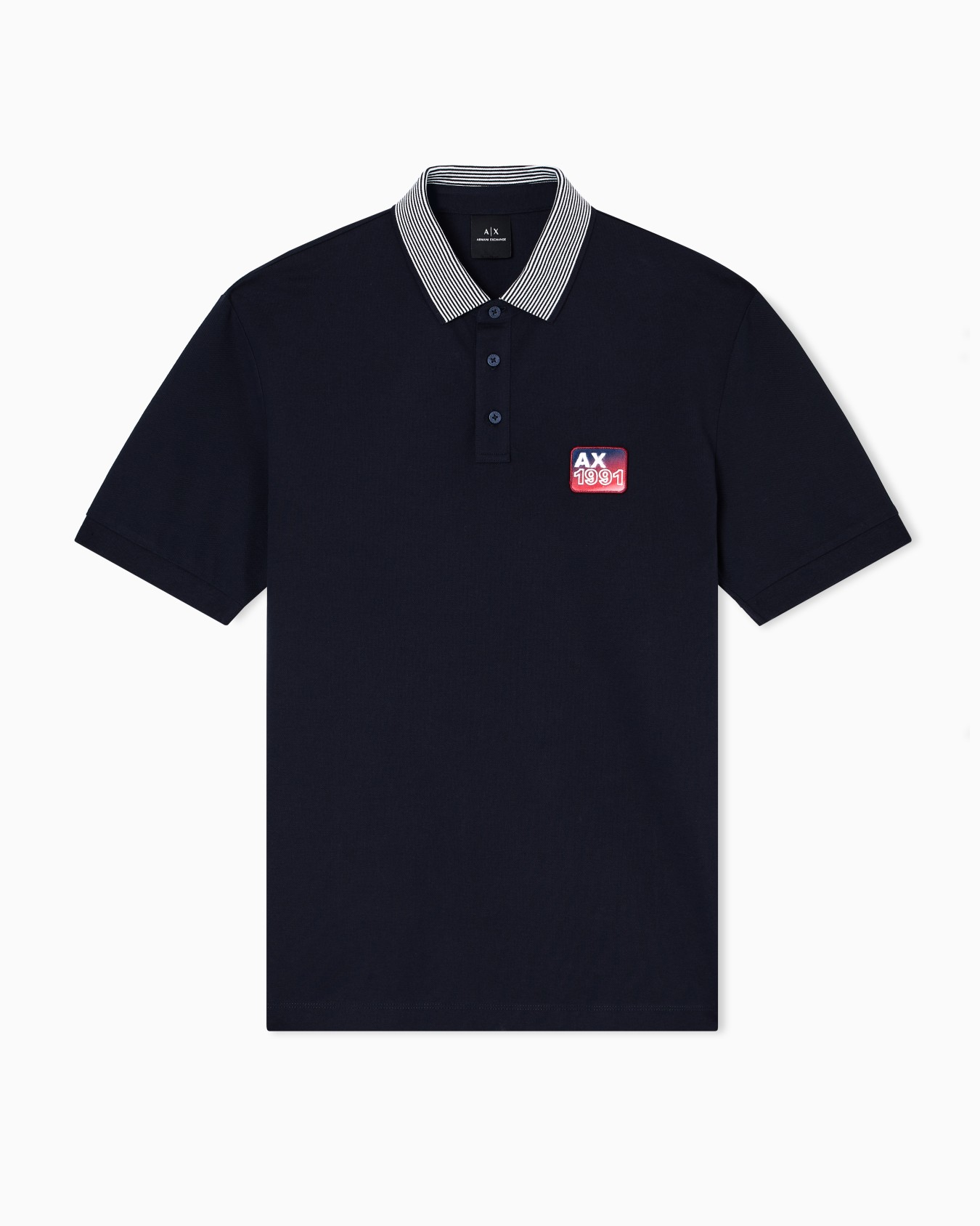 Polo de jersey de corte regular Diapositiva 0
