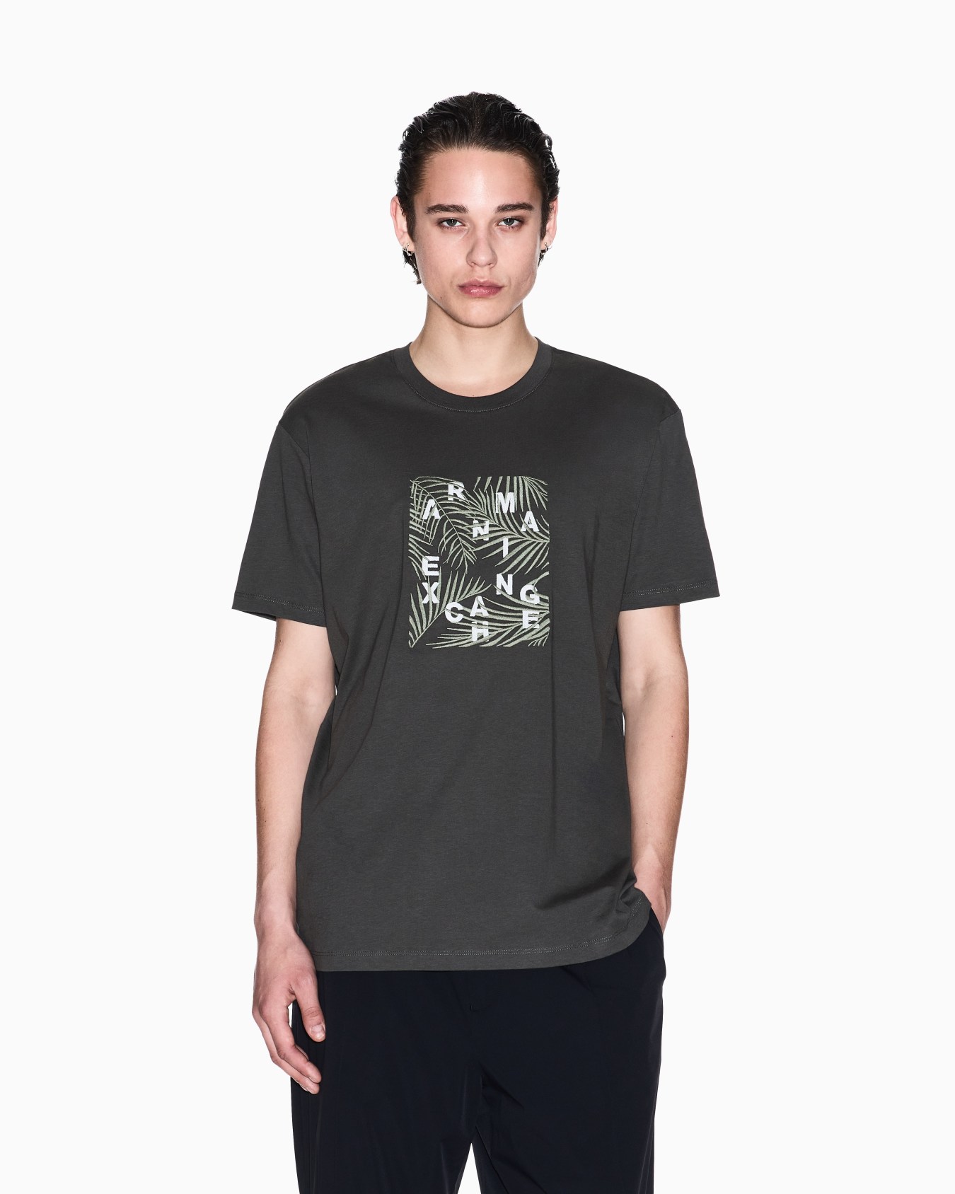 Regular fit ASV palm tree print t-shirt Slide 3