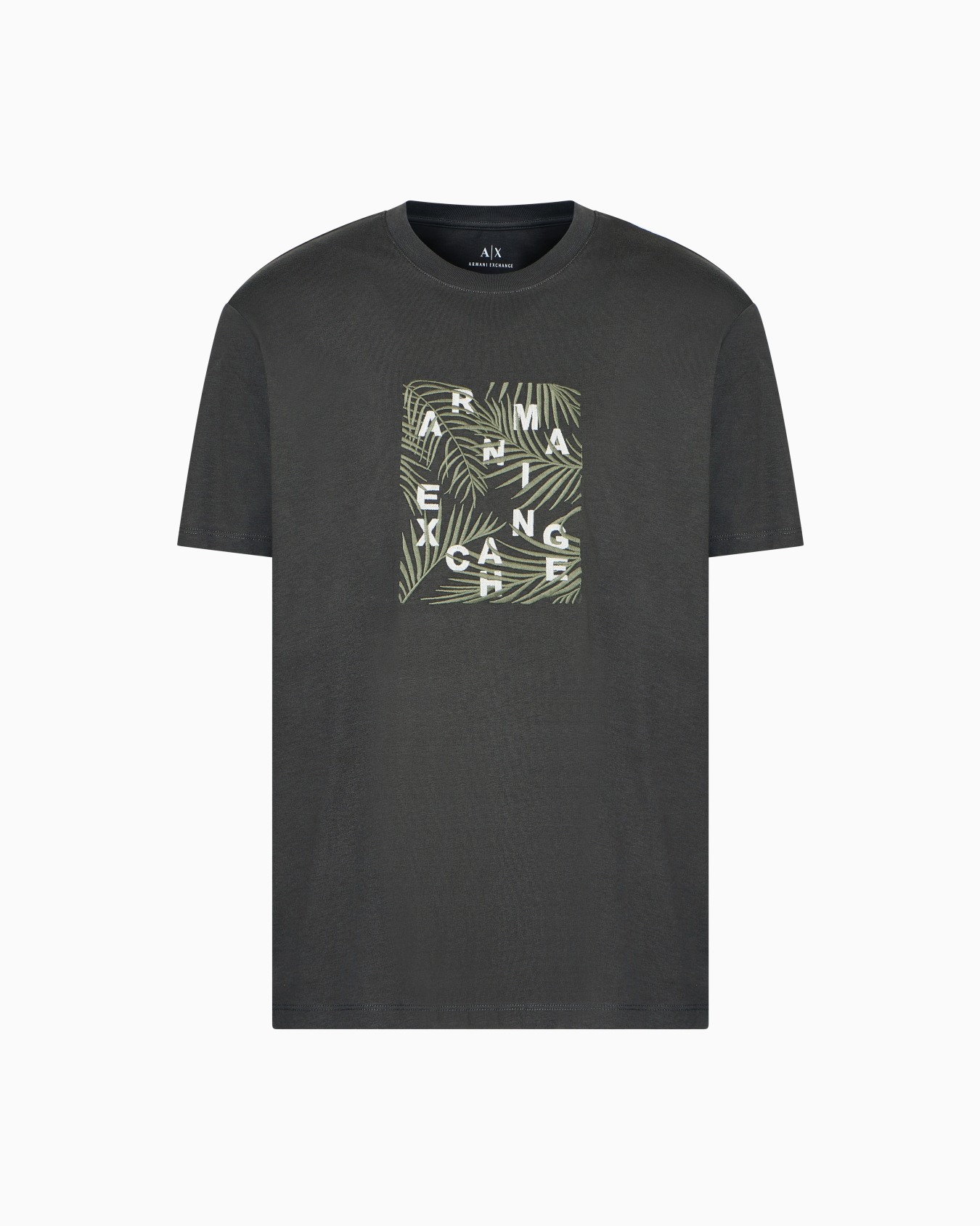 Regular fit ASV palm tree print t-shirt Slide 0