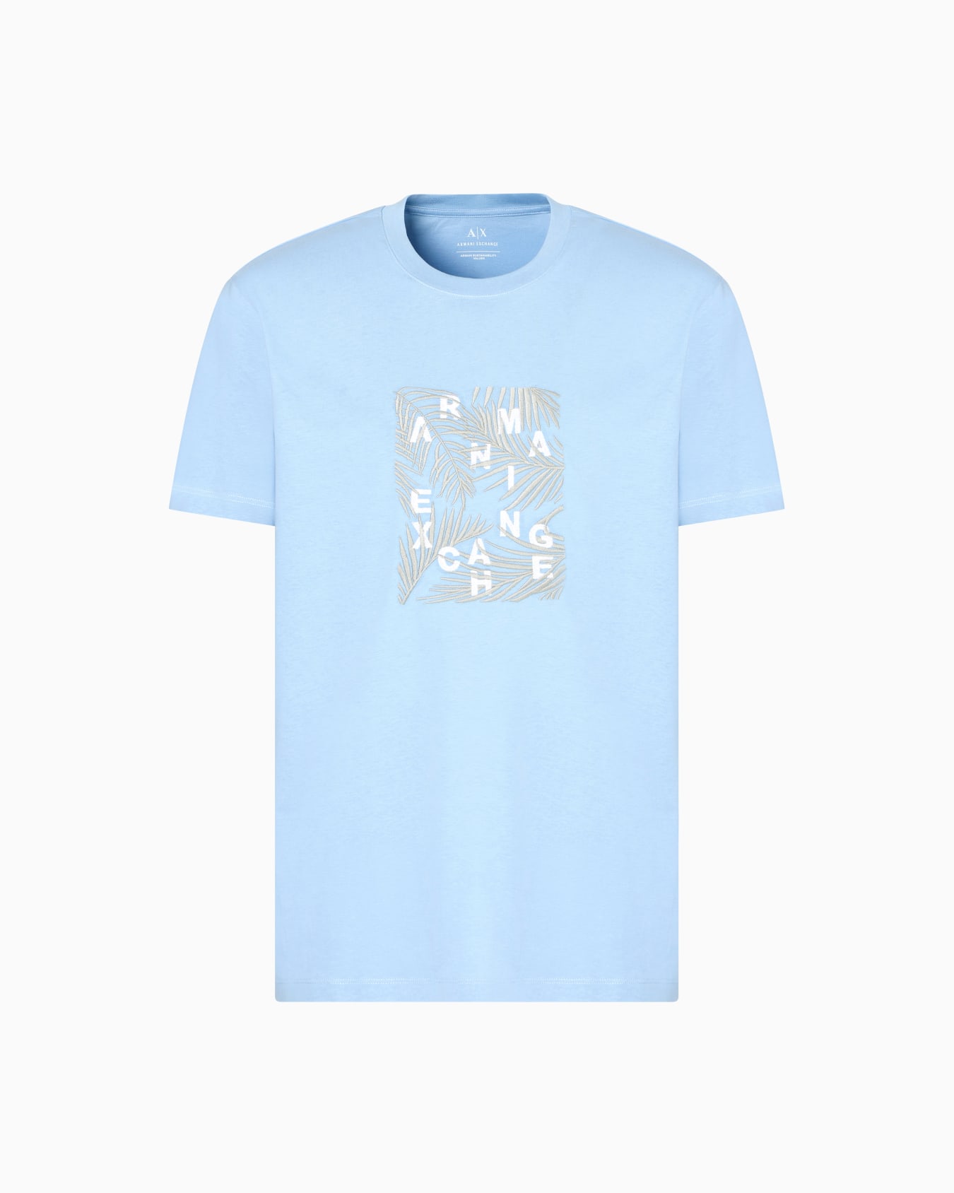 Regular fit ASV palm tree print t-shirt Slide 0