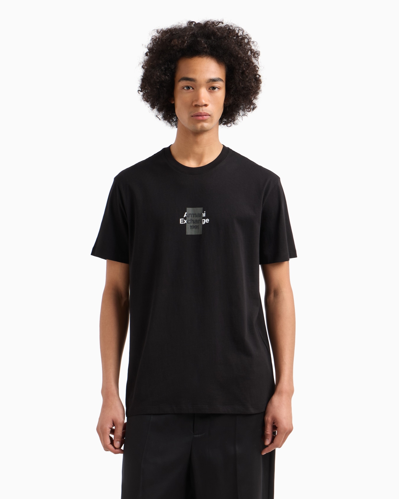 Regular fit cotton T-shirt with logo Slide 3