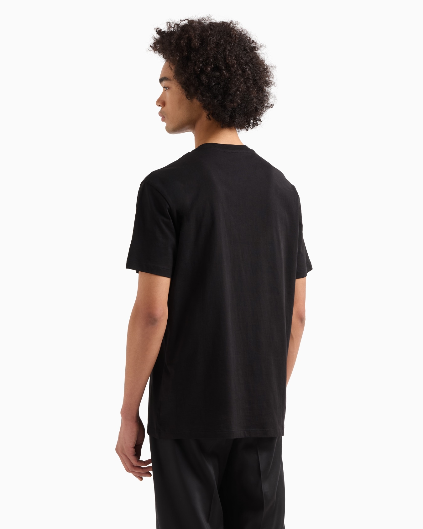 Regular fit cotton T-shirt with logo Slide 2