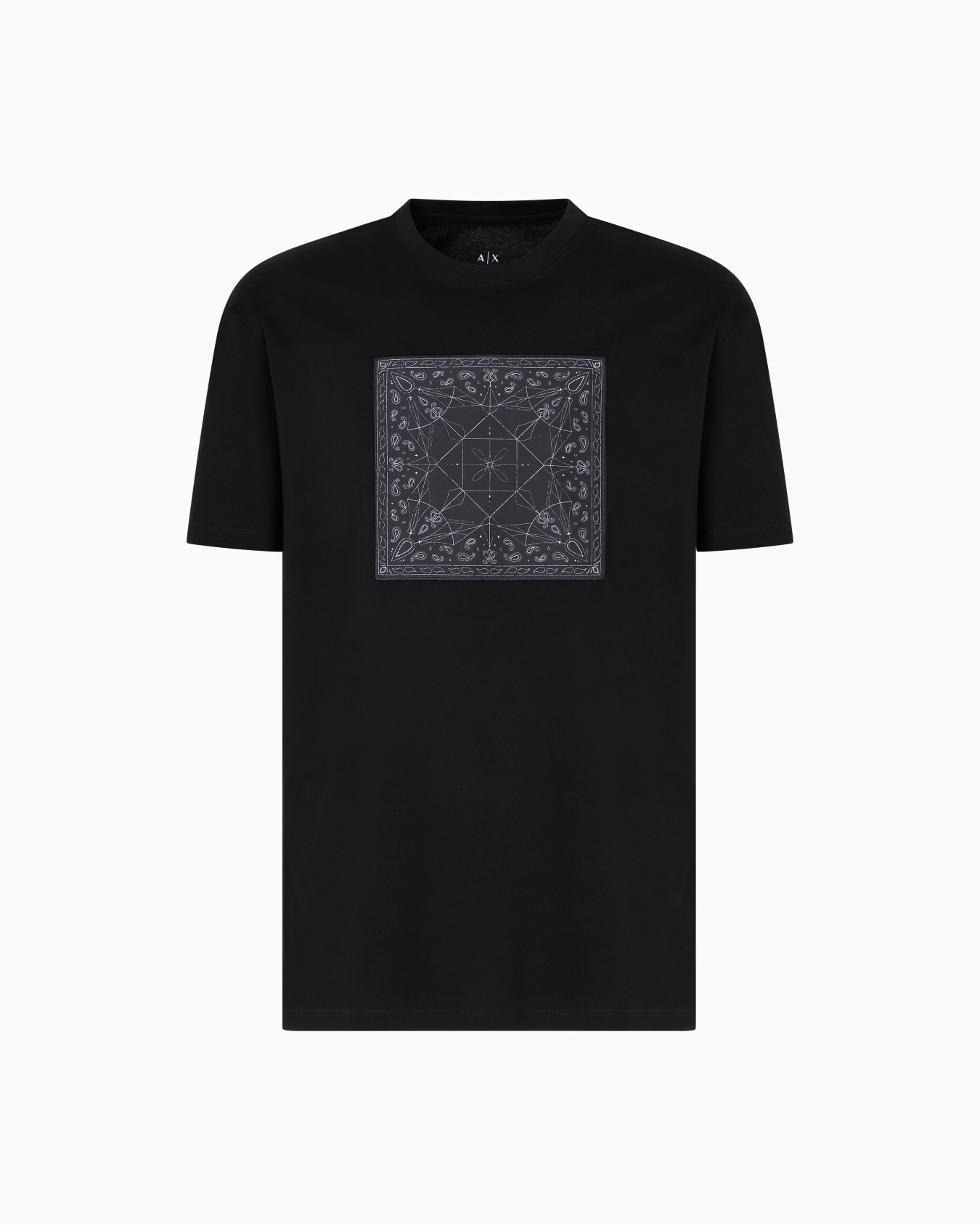 Regular fit T-shirt with kaleidoscope print Slide 0