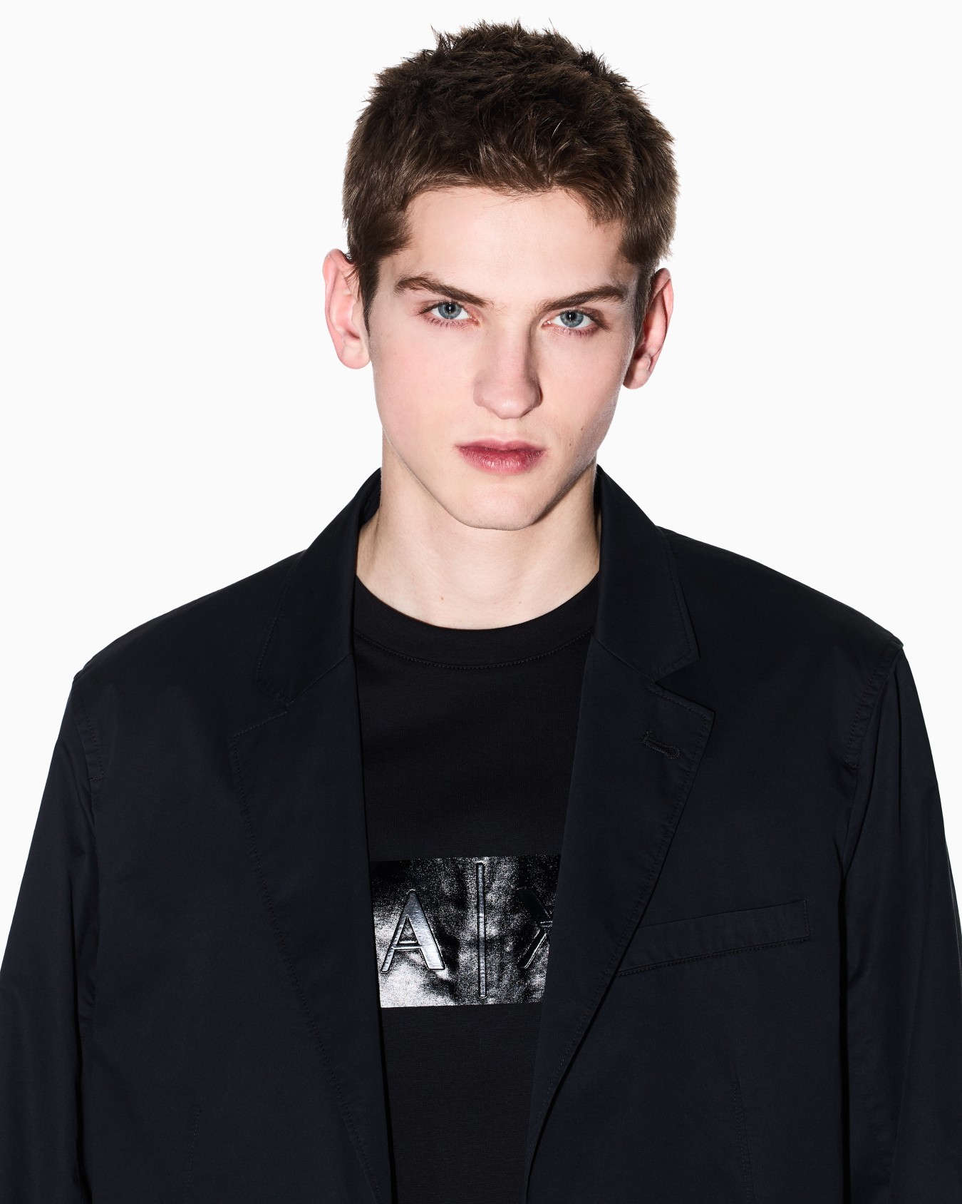 Camiseta de corte regular con estampado de logotipo en vinilo Diapositiva 4