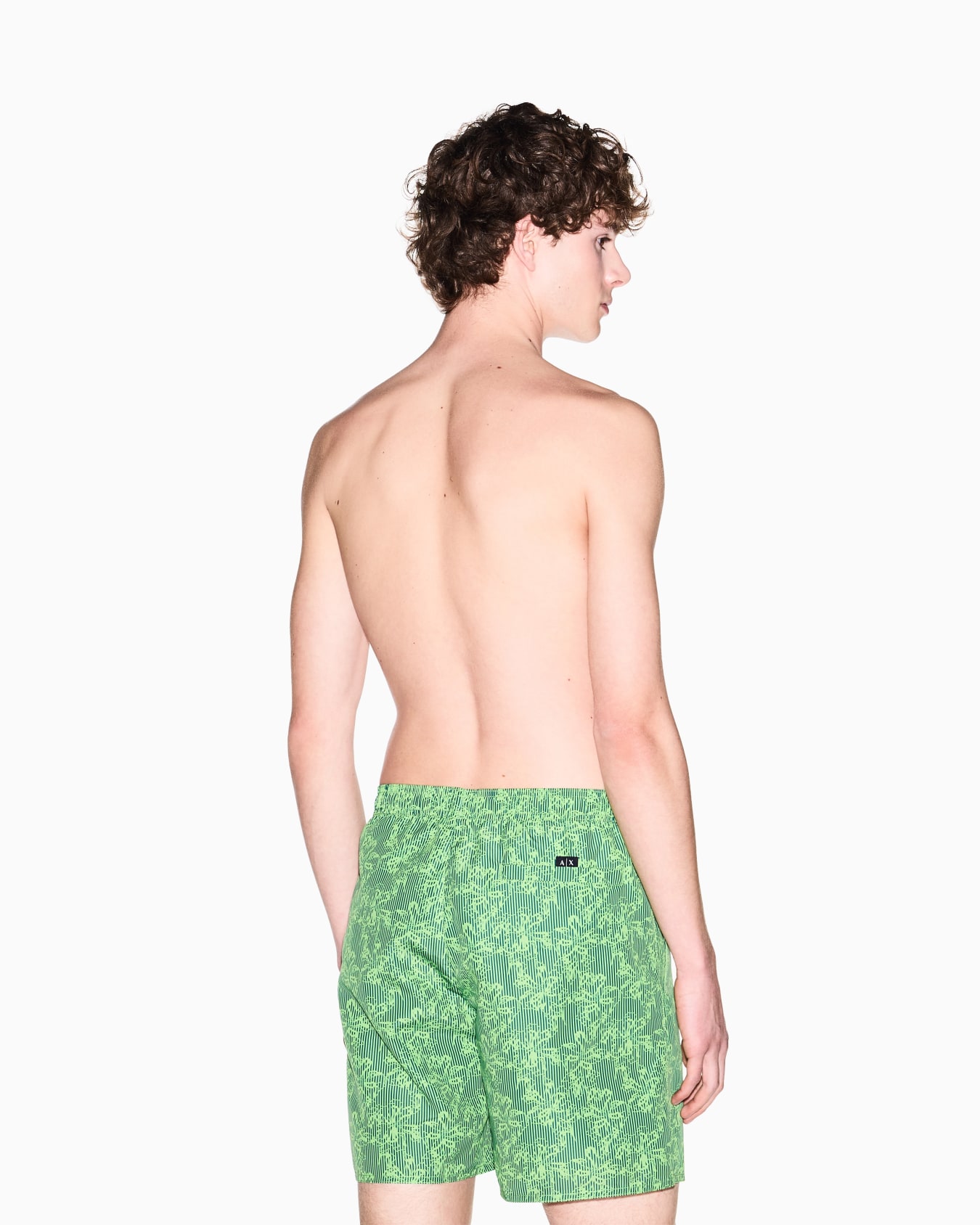 Polyester All-Over Print Swim Shorts Slide 2