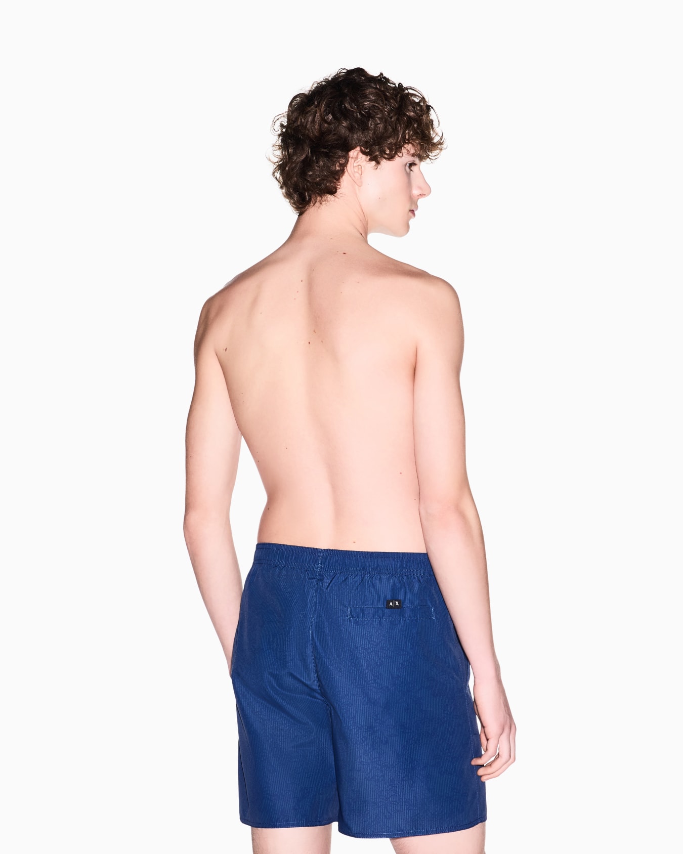 Polyester All-Over Print Swim Shorts Slide 2