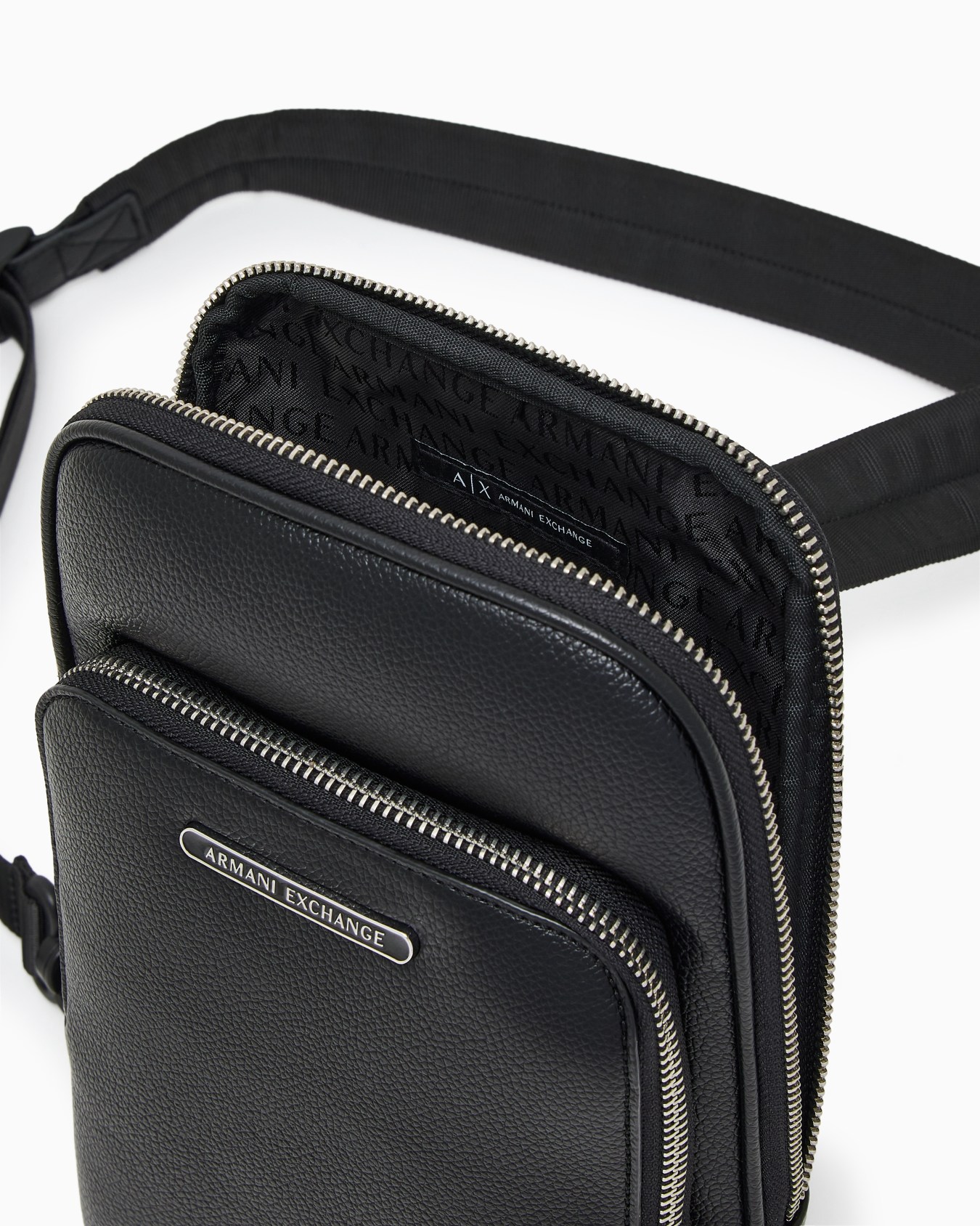 Borsa monospalla con due tasche Slide 3