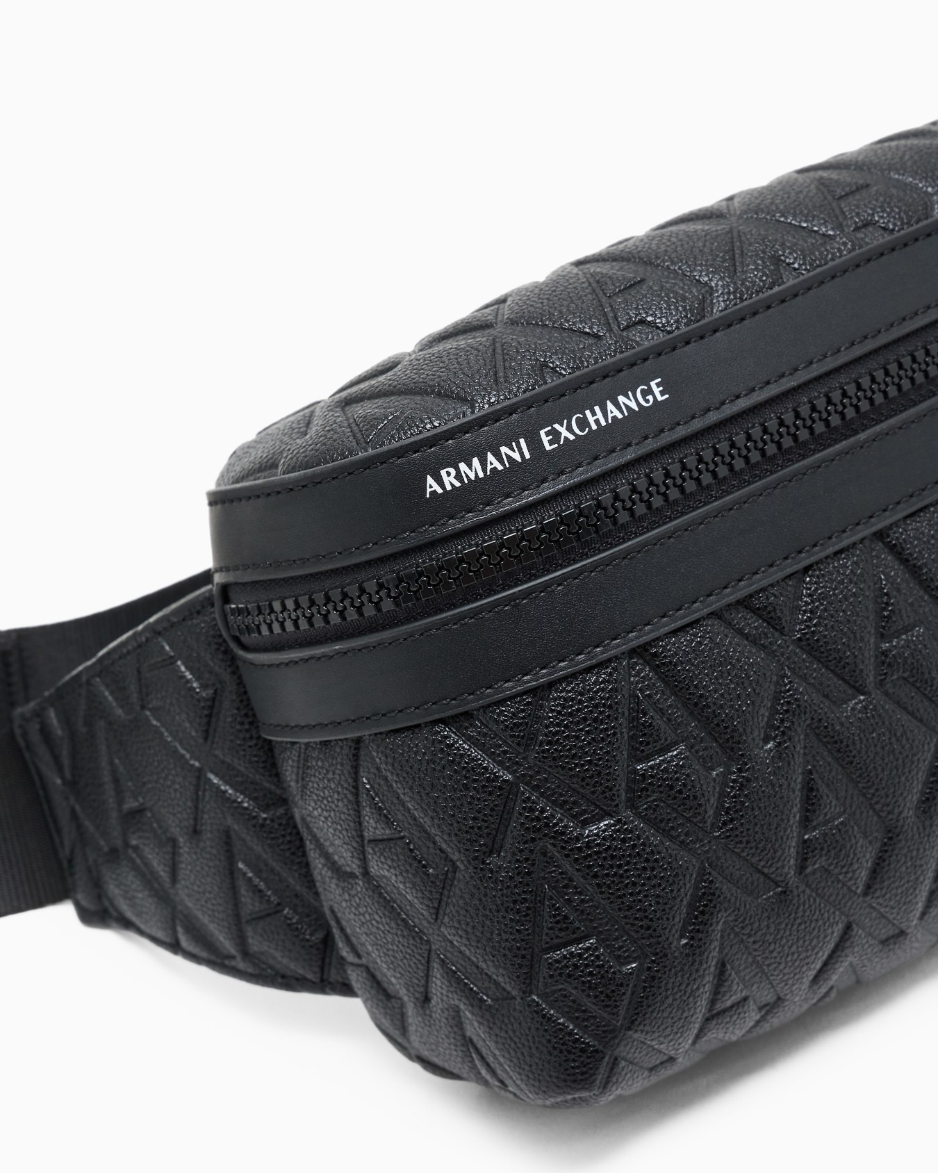 Textured bum bag with logo Slide 4