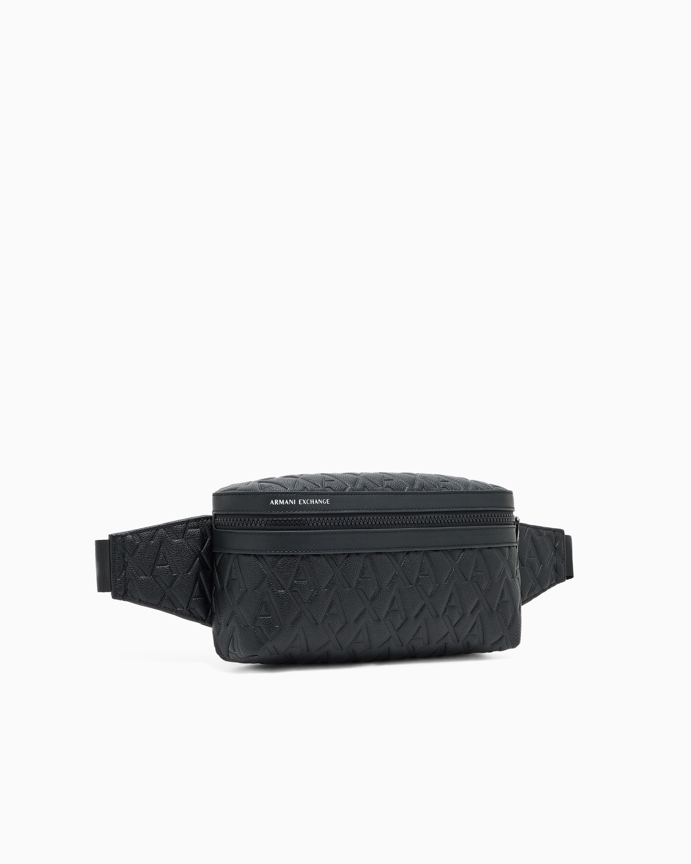 Textured bum bag with logo Slide 1