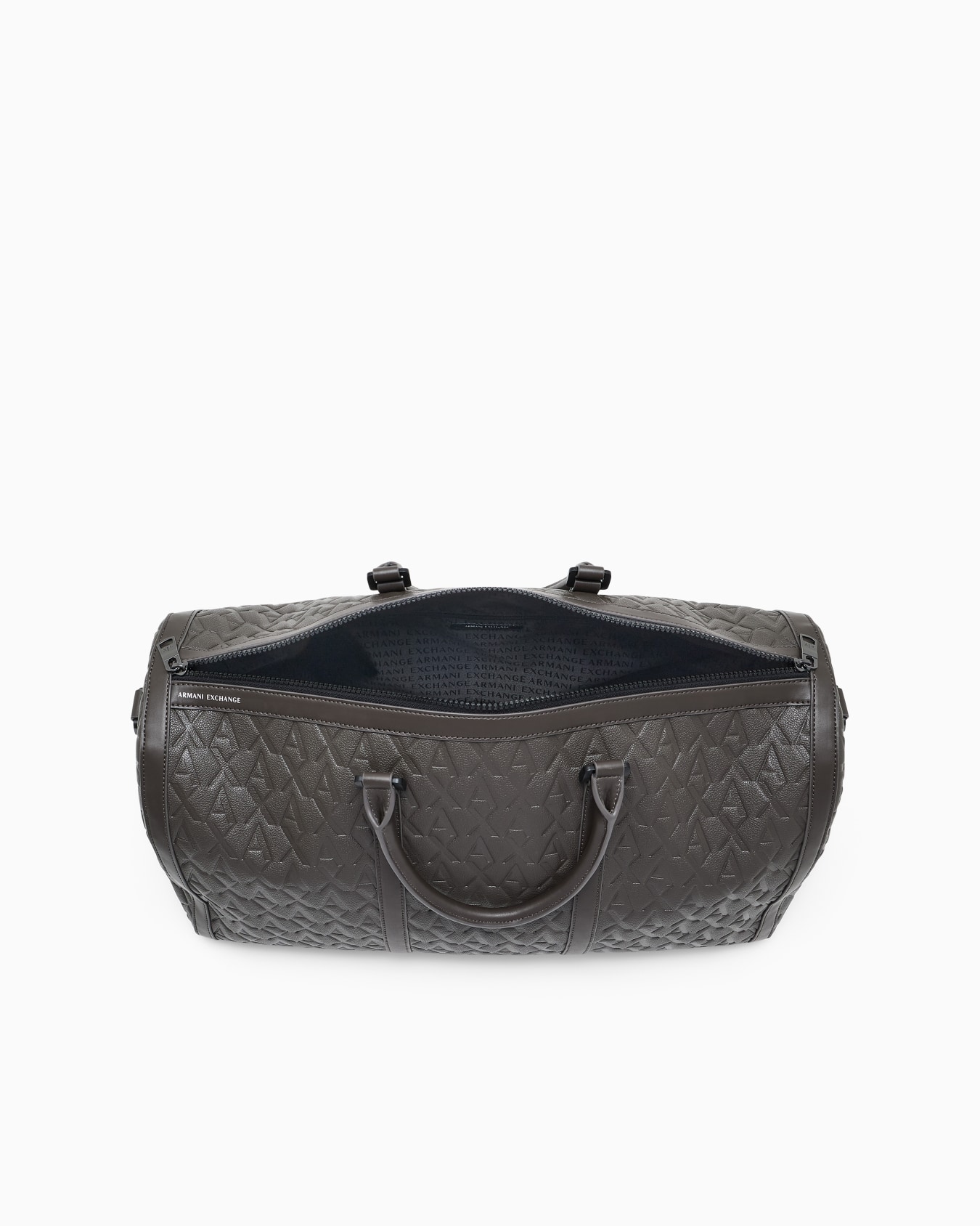 Duffel bag with an embossed pattern and a shoulder strap Slide 3