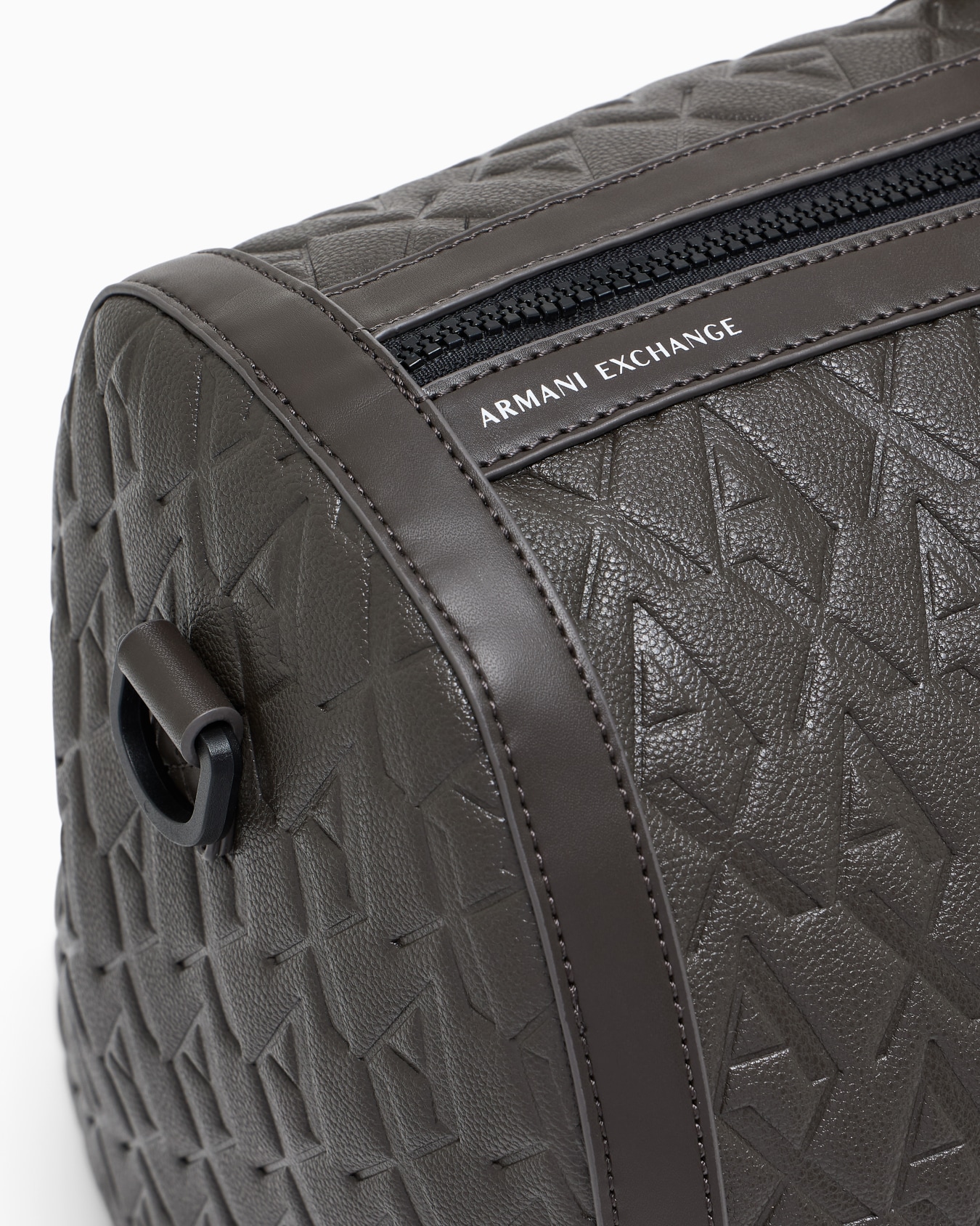 Duffel bag with an embossed pattern and a shoulder strap Slide 8
