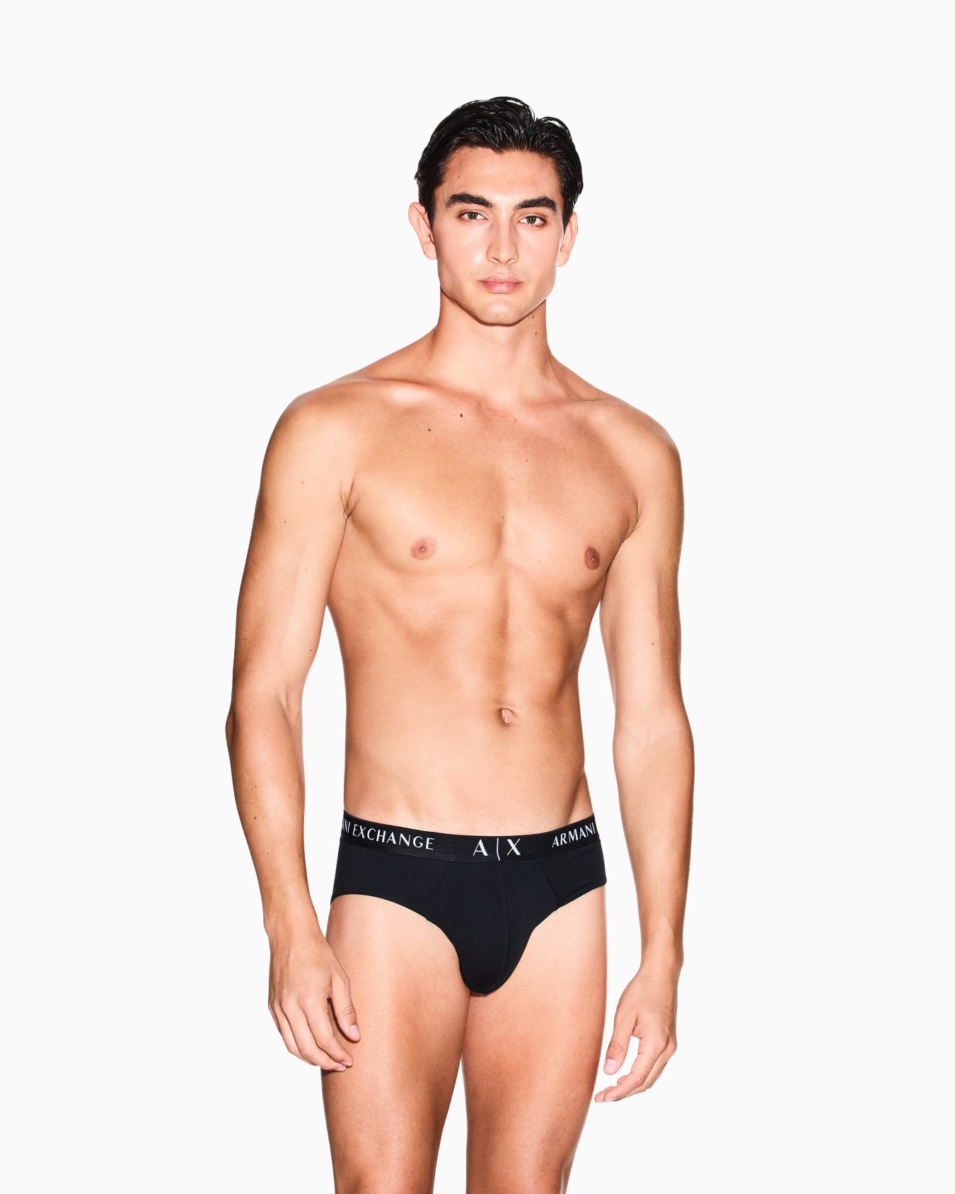 Pack of 3 stretch cotton briefs Slide 1