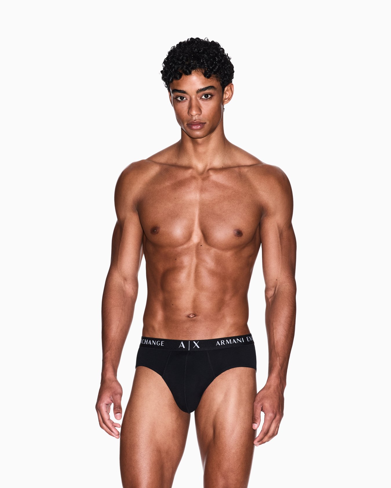 Pack of 3 stretch cotton briefs Slide 0