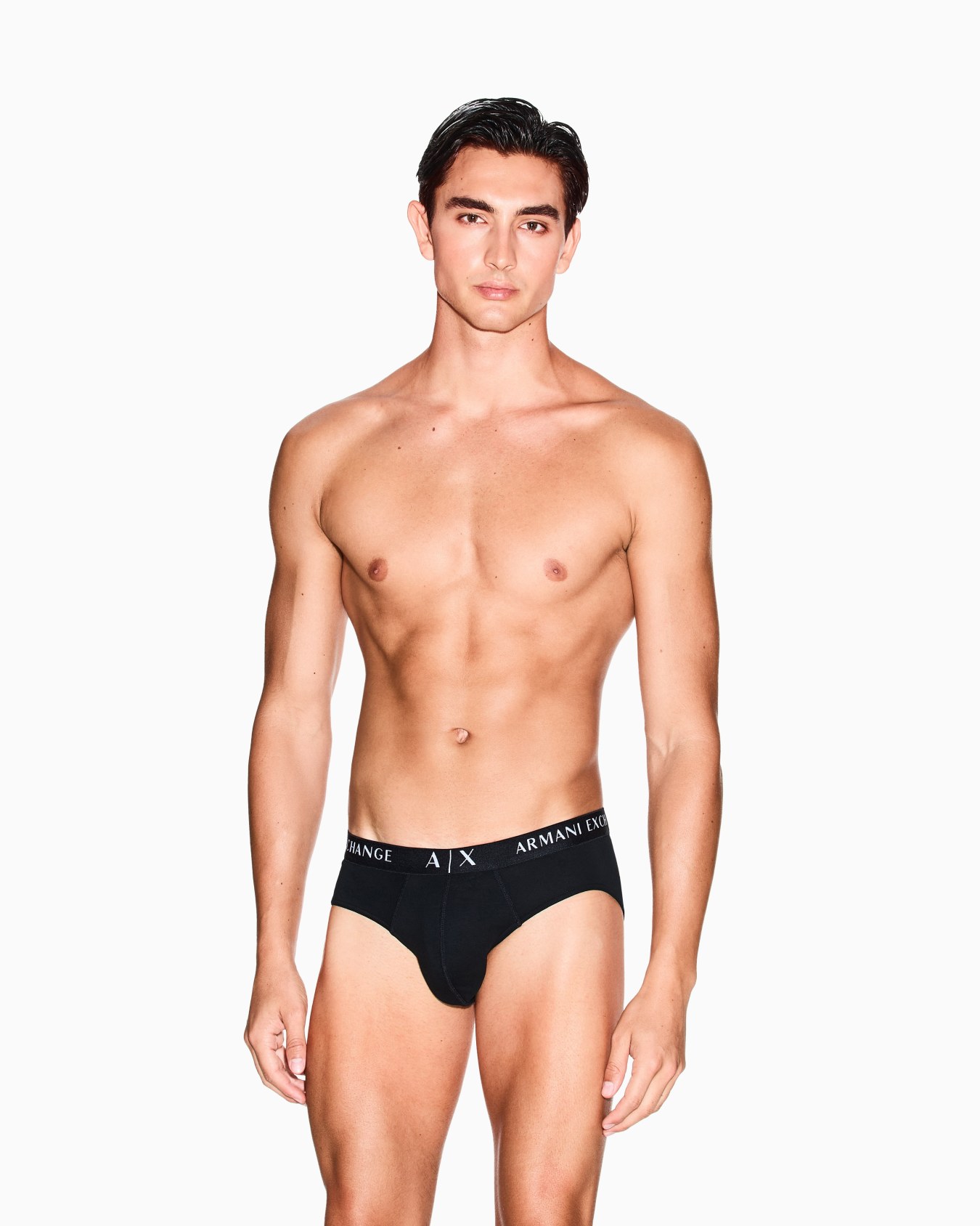 Pack of 3 stretch cotton briefs Slide 1