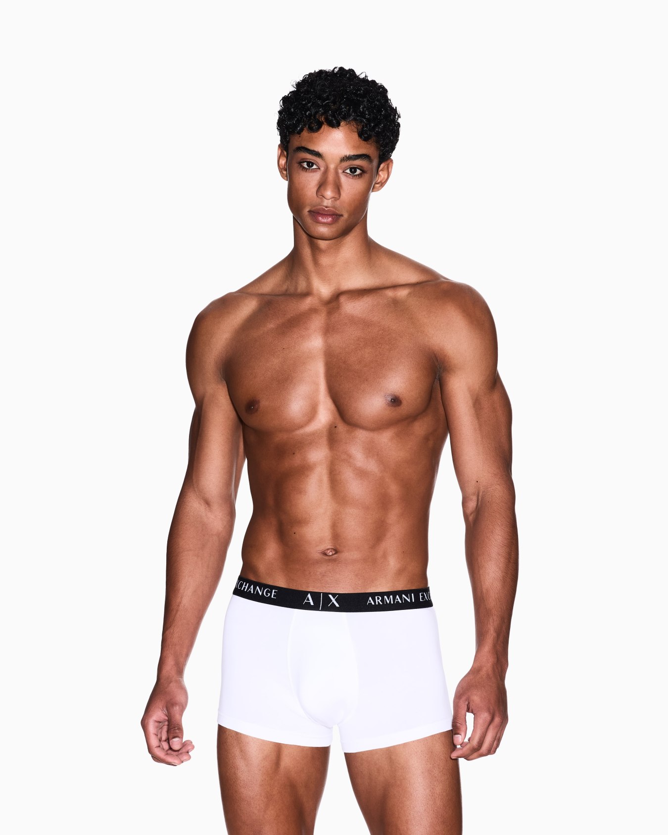 Pack of 3 stretch cotton boxers Slide 0