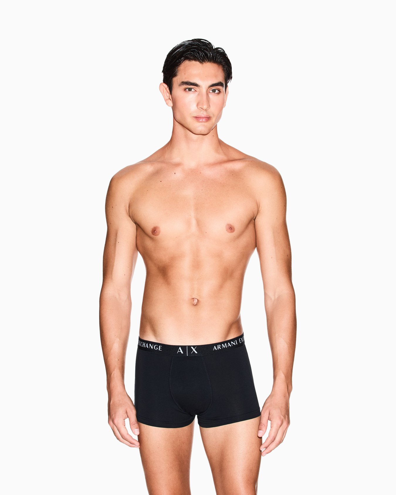 Pack of 3 stretch cotton boxers Slide 1