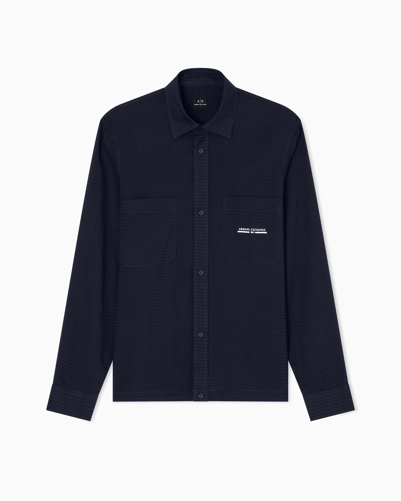 Regular fit shirt with logo Slide 0