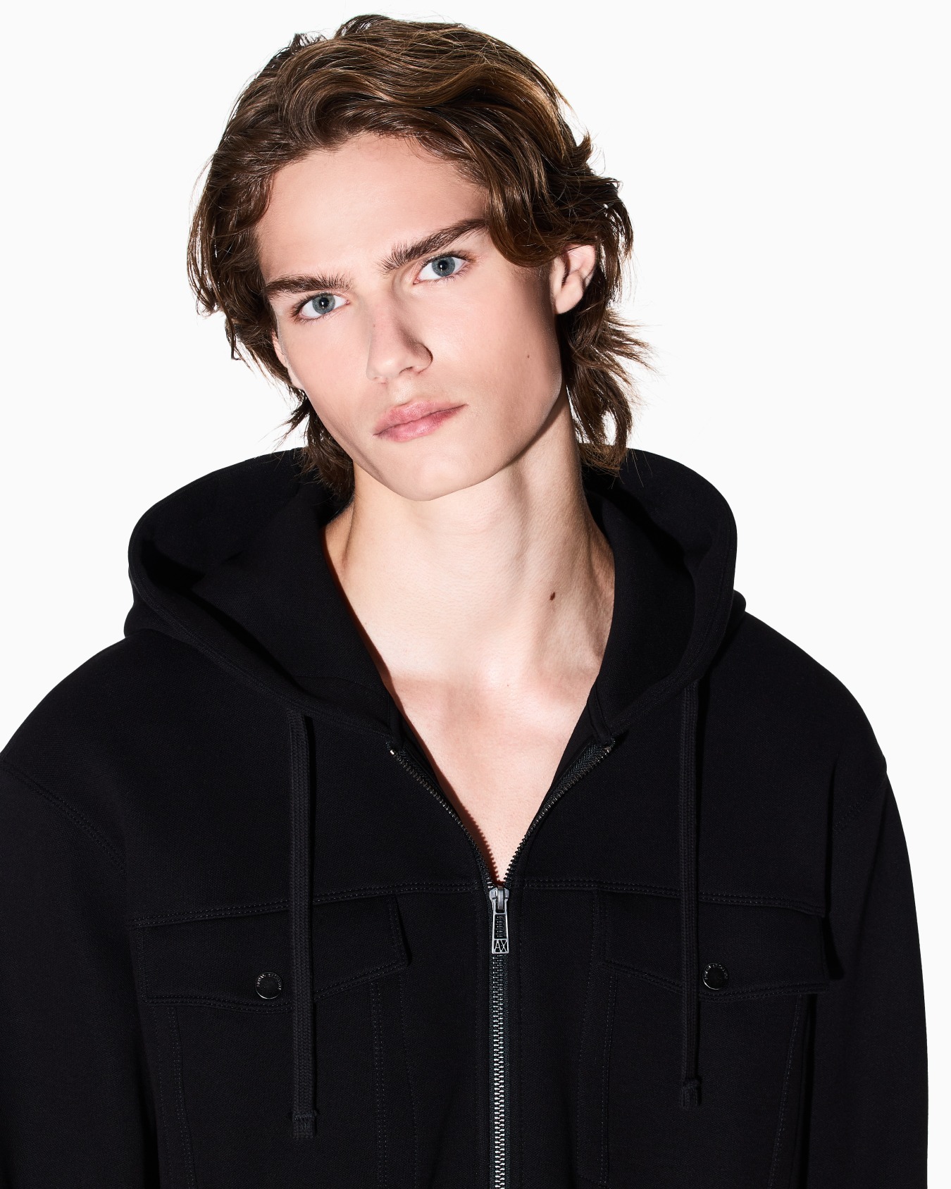 Sweat à capuche zippé Piquet Diapositive 5