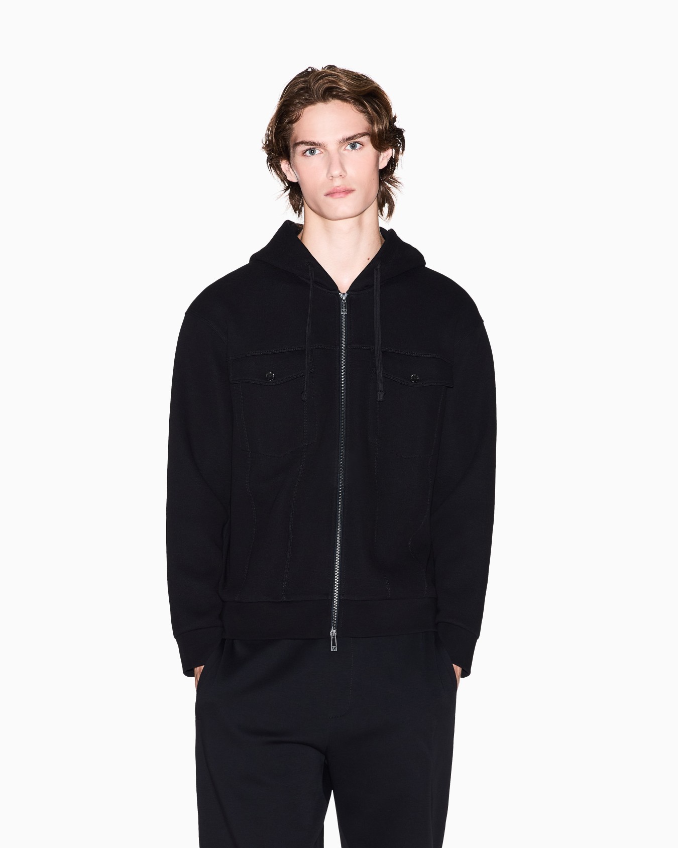 Sweat à capuche zippé Piquet Diapositive 4