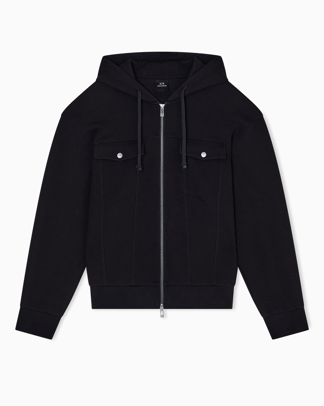 Sweat à capuche zippé Piquet Diapositive 0